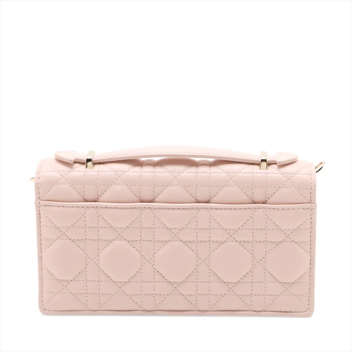 Cannage Miss Dior Leather 2-Way Shoulder Bag, Pink, Star Mark — view 2