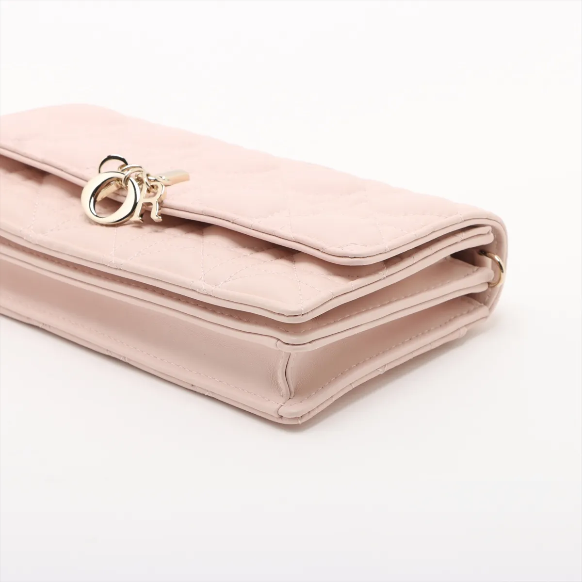 Cannage Miss Dior Leather 2-Way Shoulder Bag, Pink, Star Mark — view 3