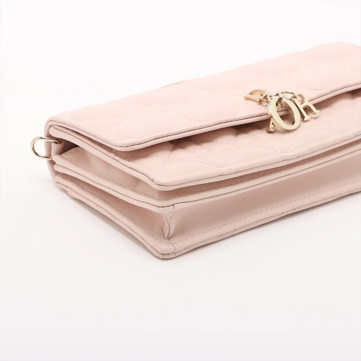 Cannage Miss Dior Leather 2-Way Shoulder Bag, Pink, Star Mark — view 4