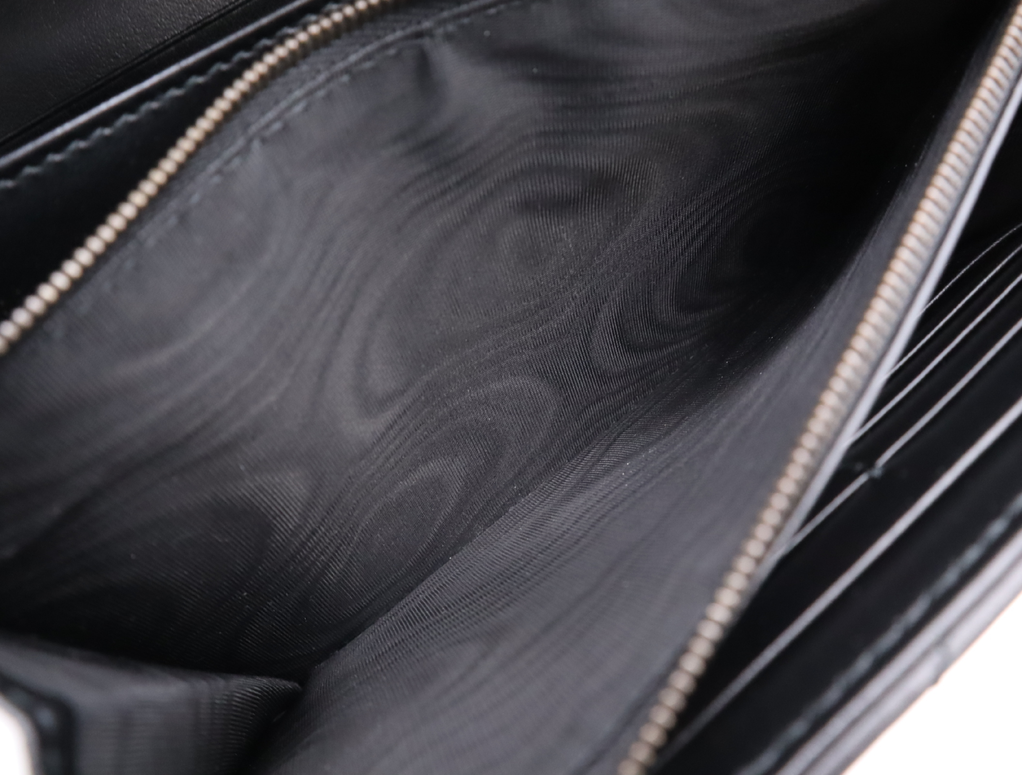 474575 Leather GG Marmont Chain Wallet, Black, Gold Hardware, with Dust Bag, Shoulder Bag — view 13