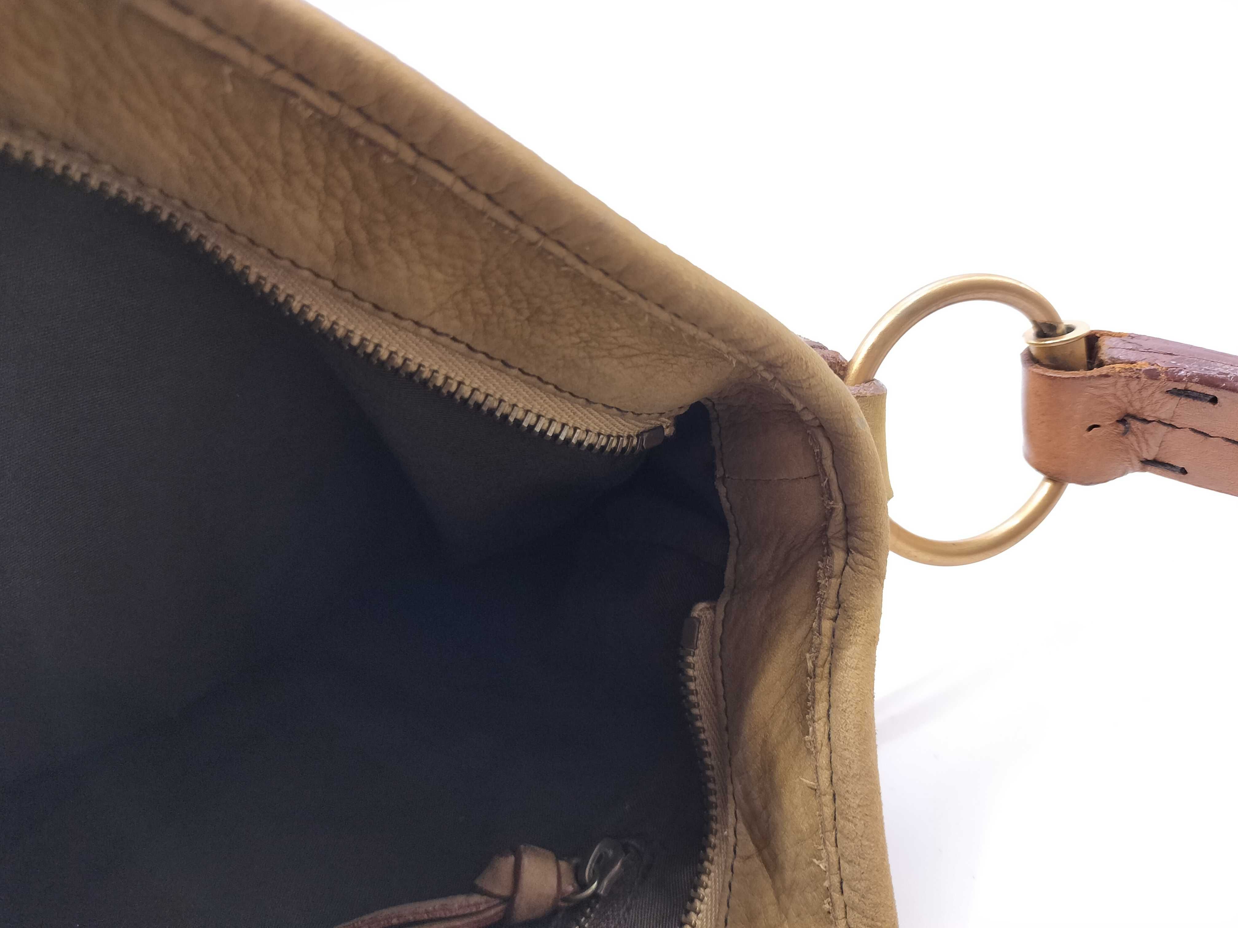 handbag embossed logo nubuck handbag — view 12