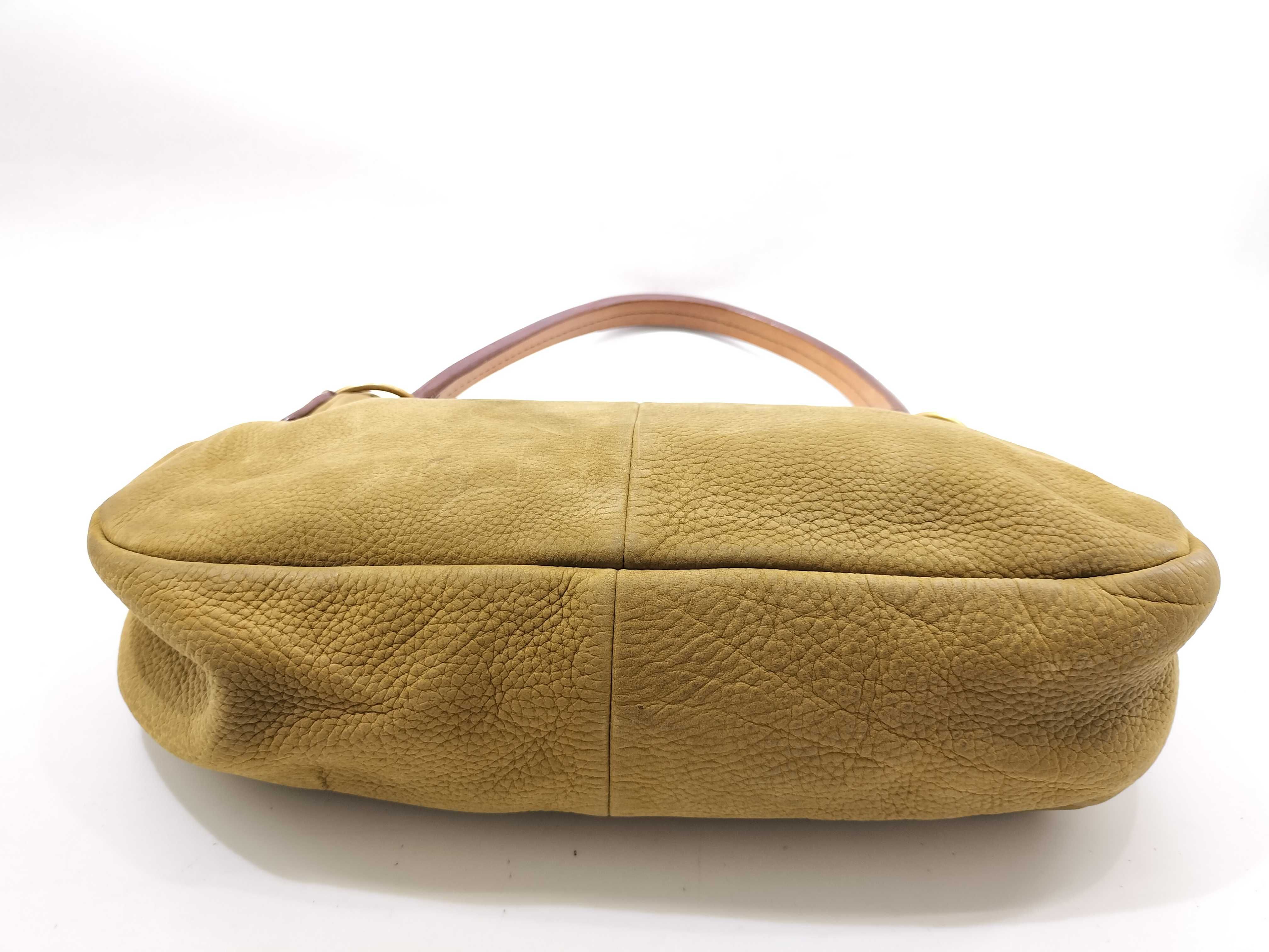 handbag embossed logo nubuck handbag — view 3