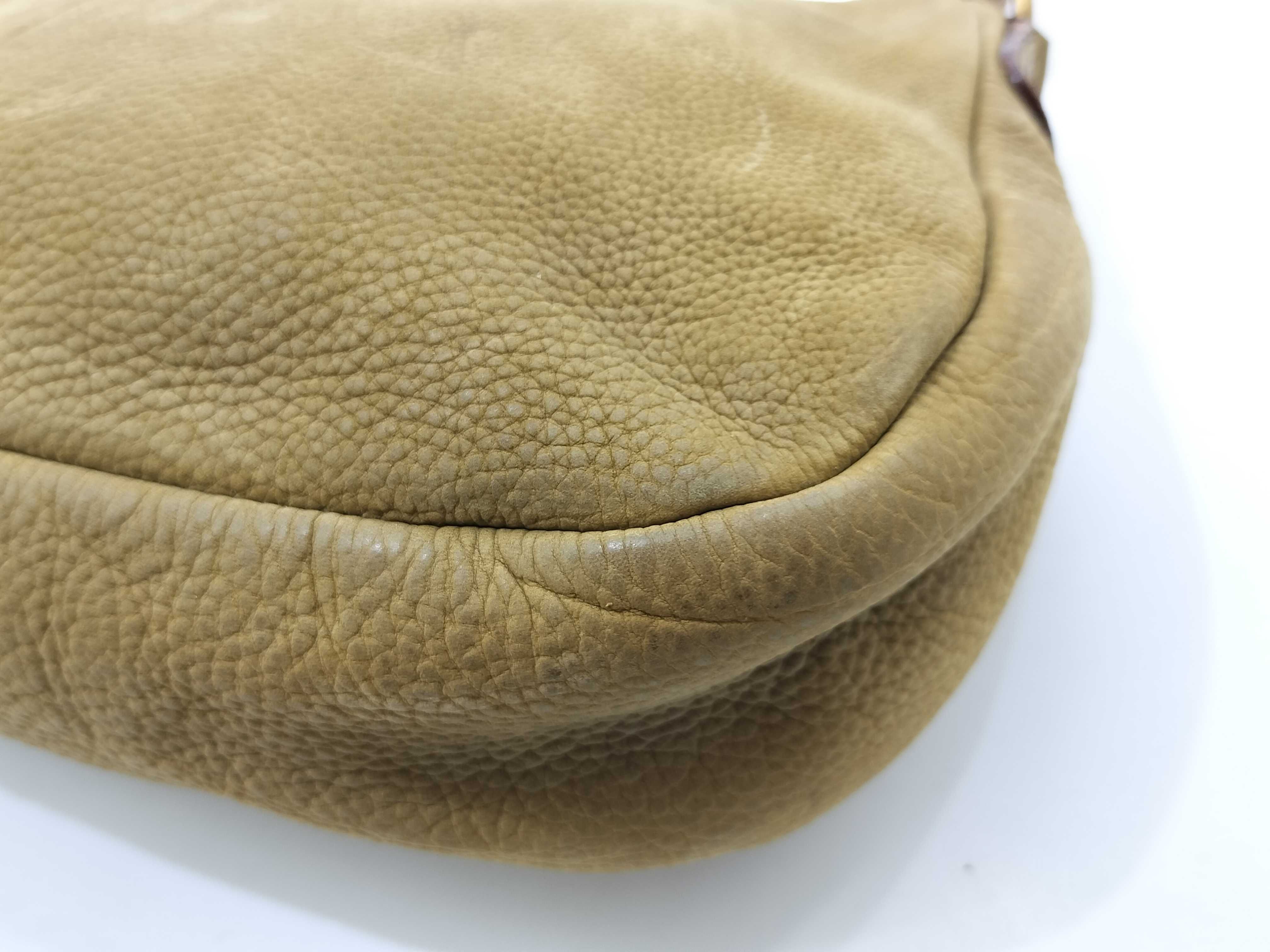 handbag embossed logo nubuck handbag — view 4