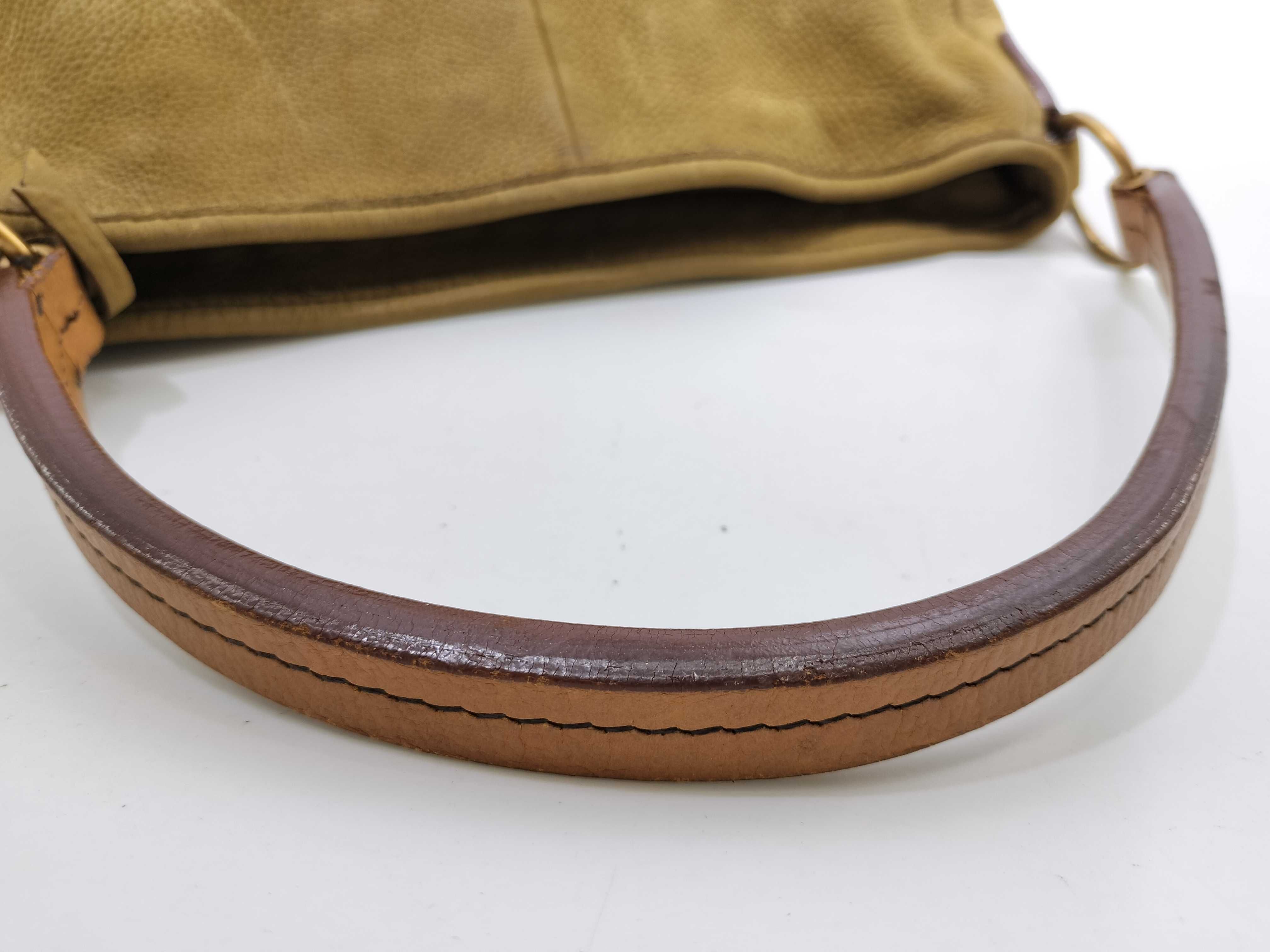 handbag embossed logo nubuck handbag — view 7