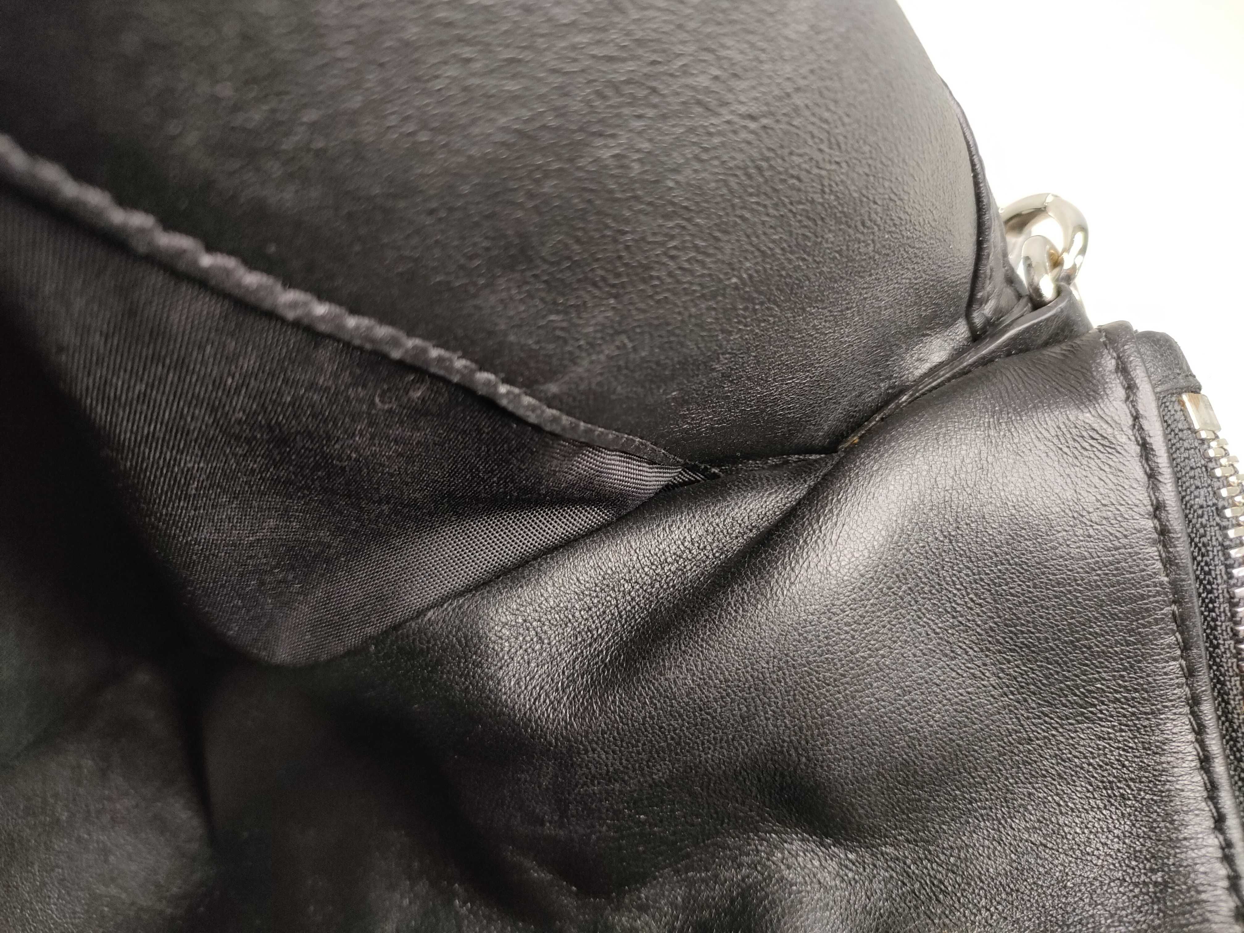 Cannage Leather Handbag Shoulder Bag Black Serial Handbag — view 10
