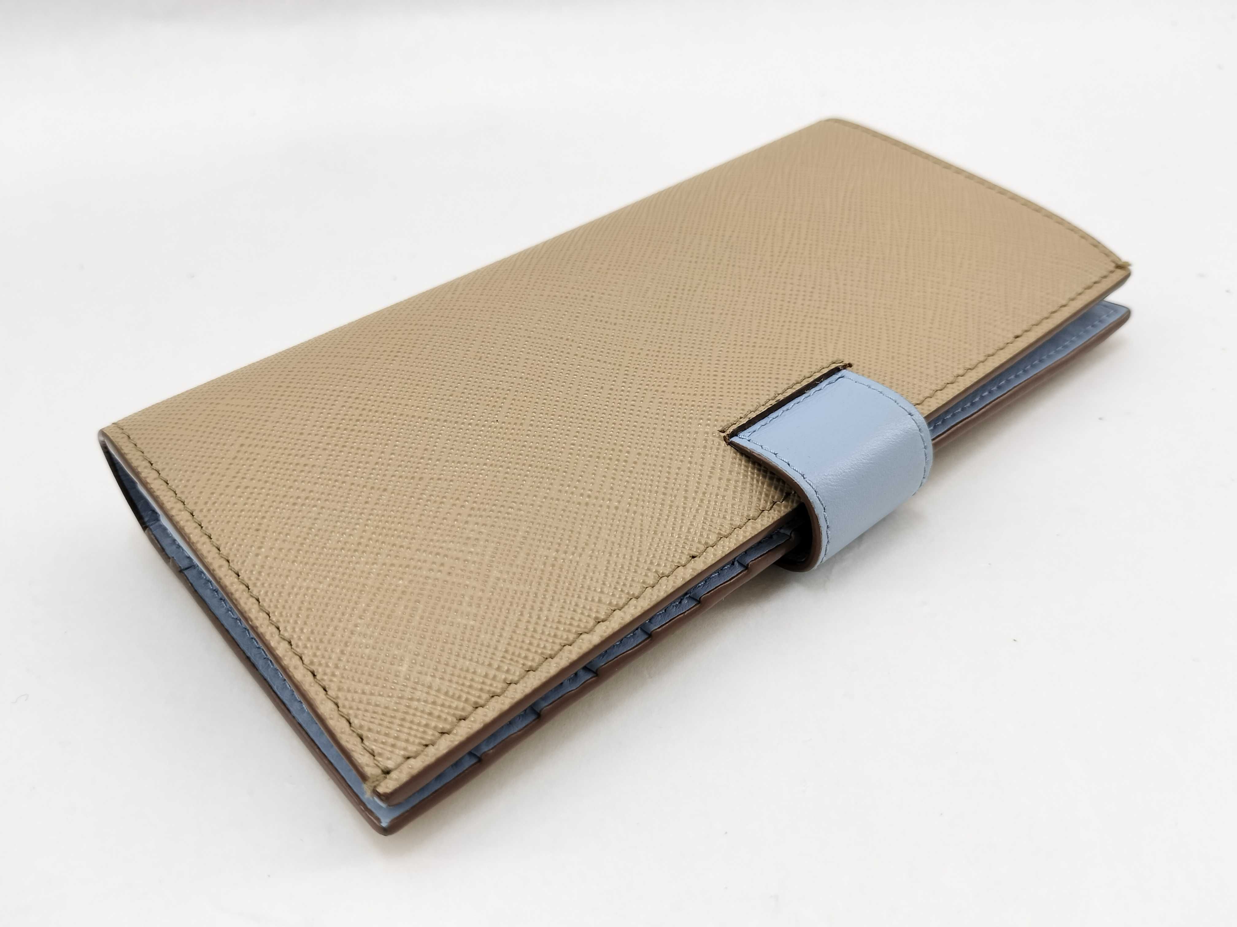 Saffiano Leather Long Wallet 1MV025 RFID Accessories: Box, Wallet — view 8