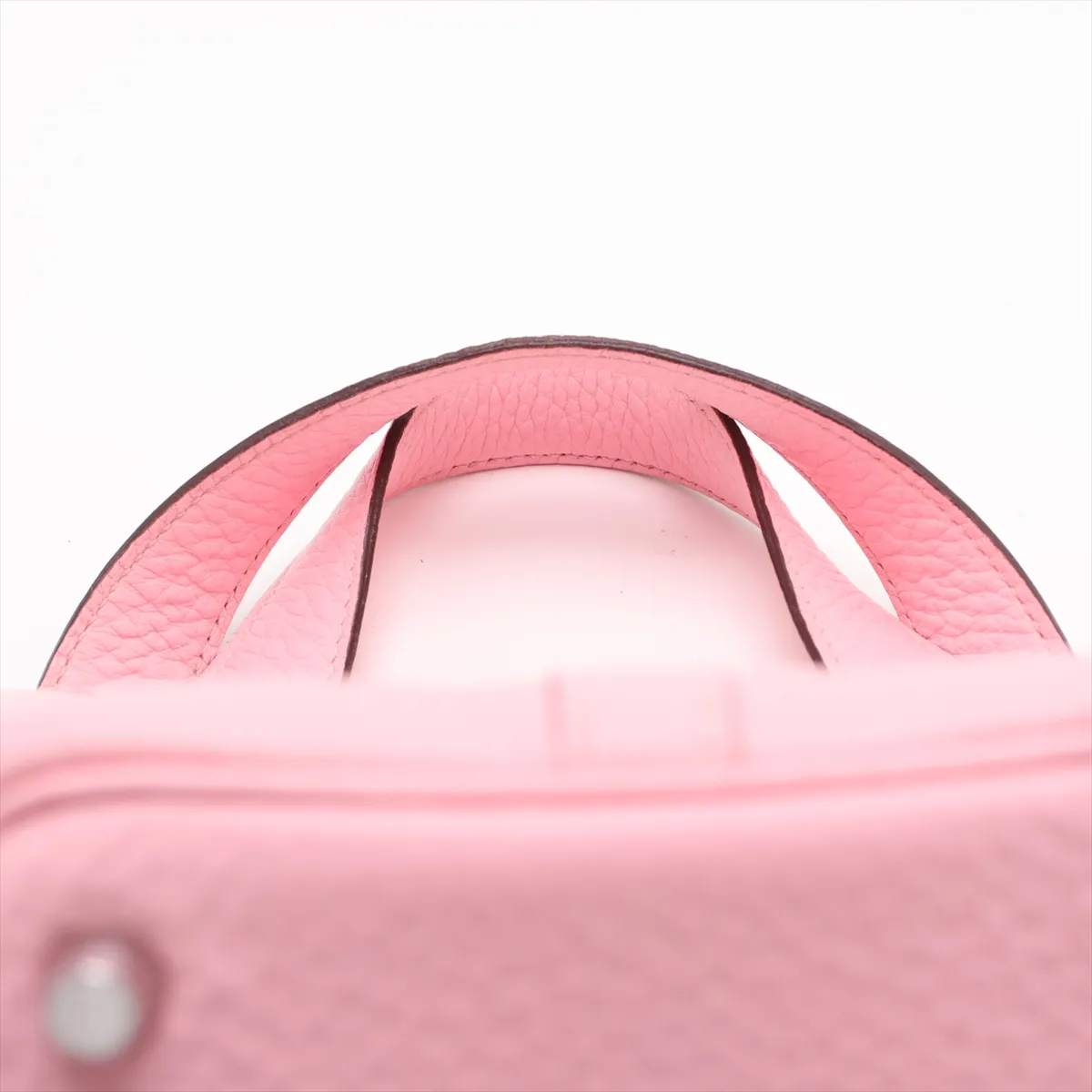 Picotin Lock 18 PM, Taurillon Clemence leather, Rose Sakura, Silver hardware, Z: 2021 — view 6