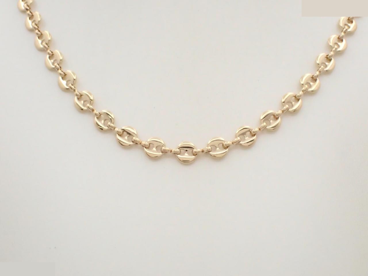 Long necklace, gold (GP), 76cm chain.