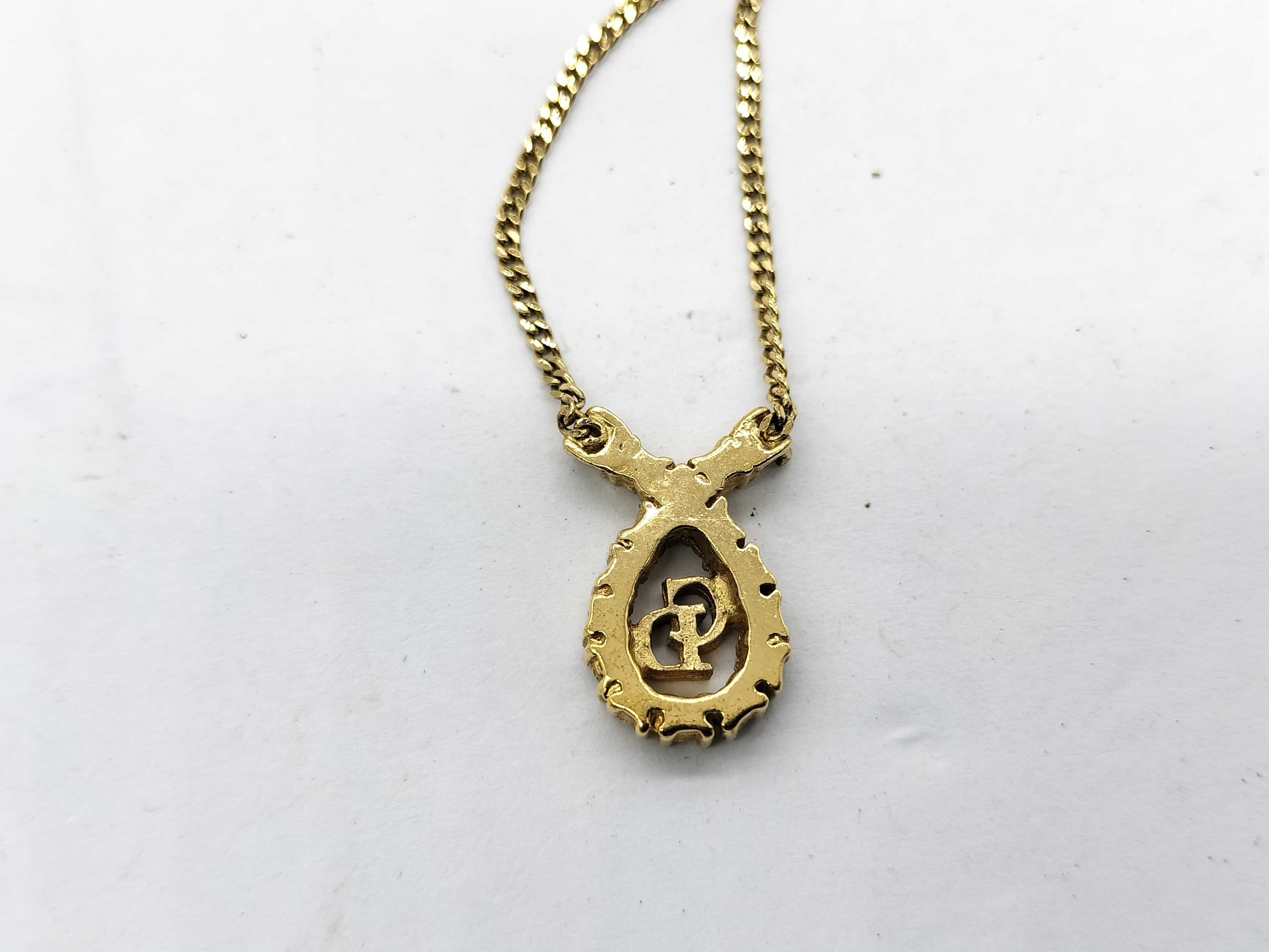 CD Rhinestone Necklace — view 3