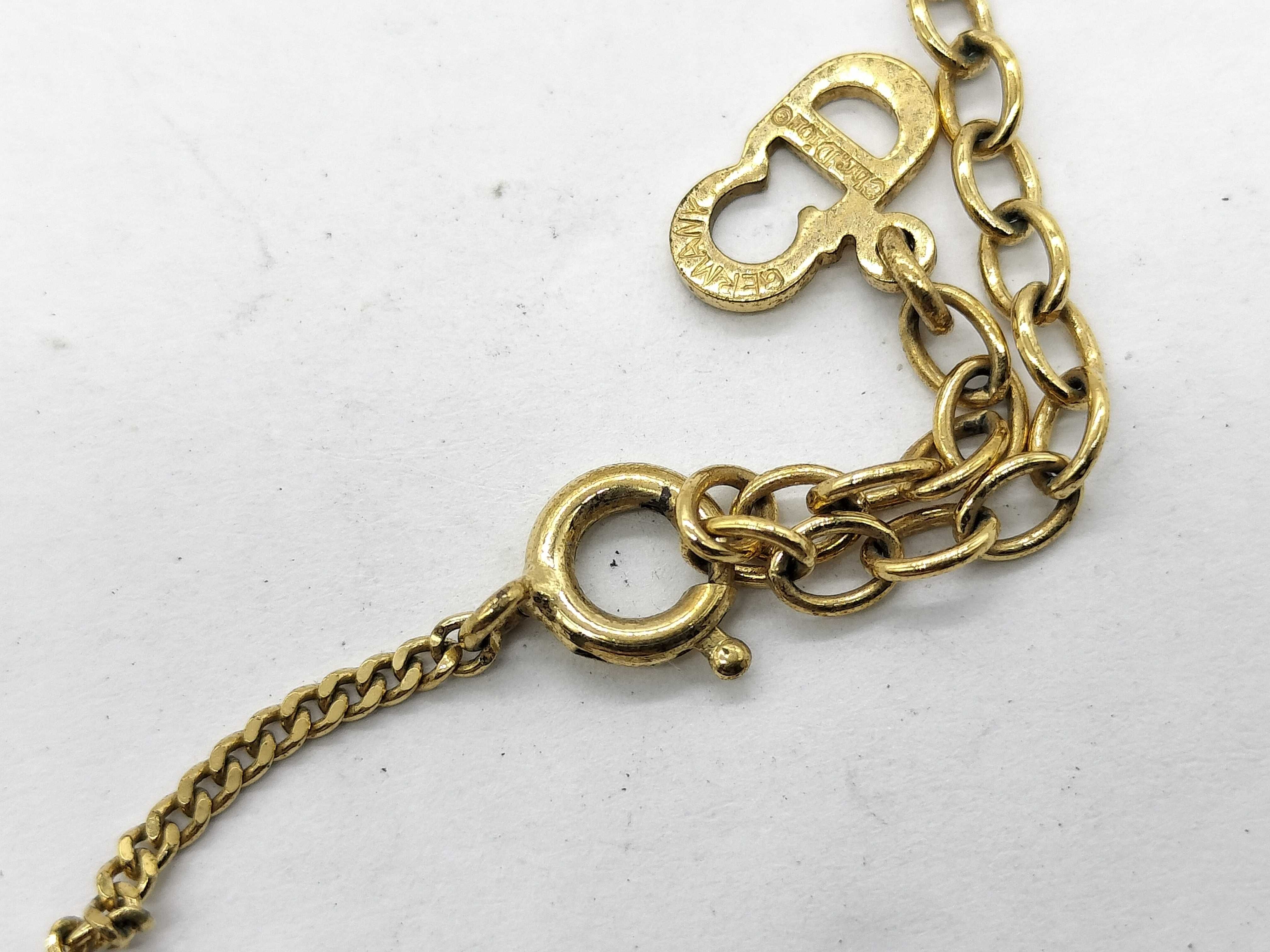 CD Rhinestone Necklace — view 4