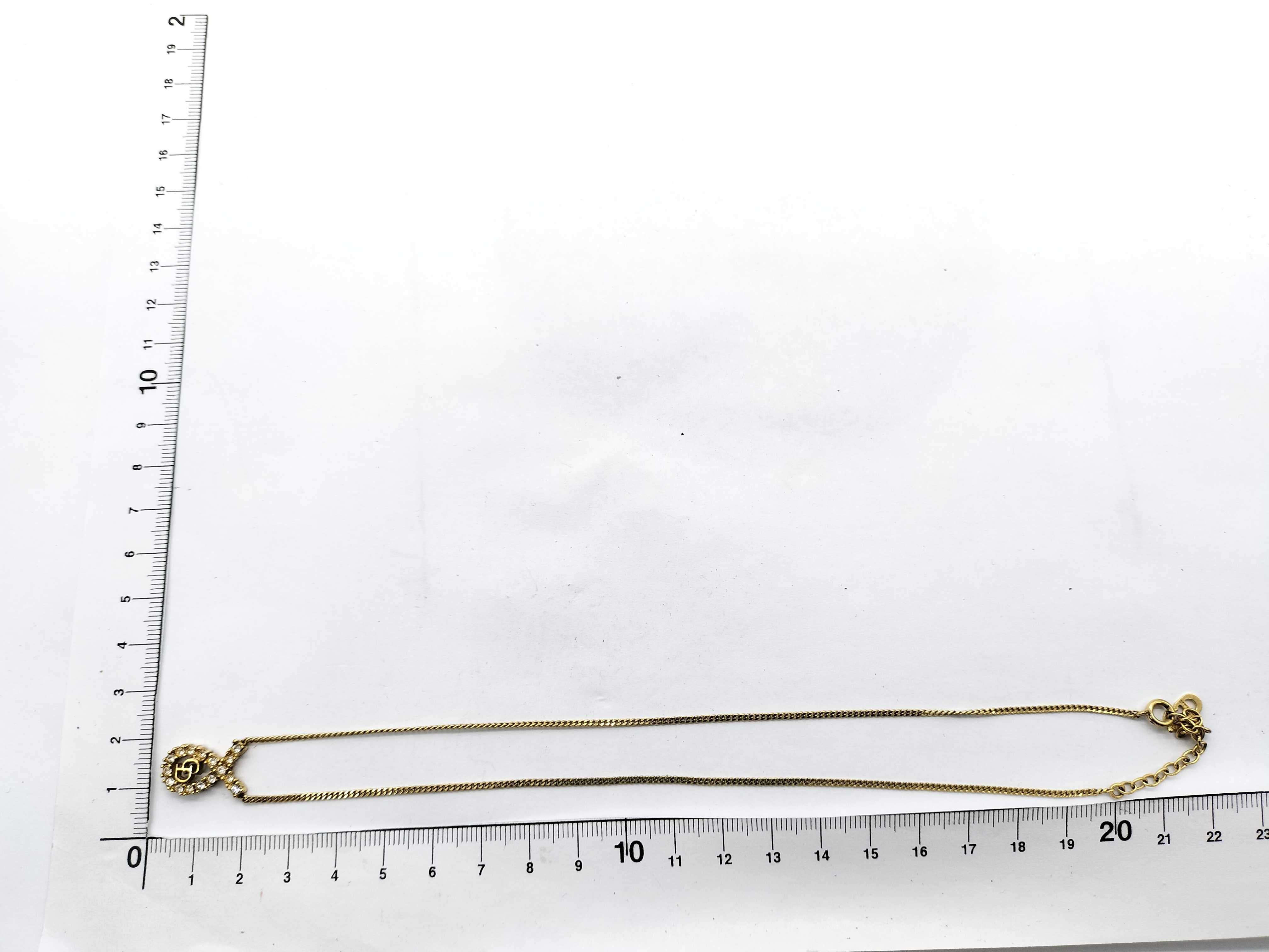 CD Rhinestone Necklace — view 6