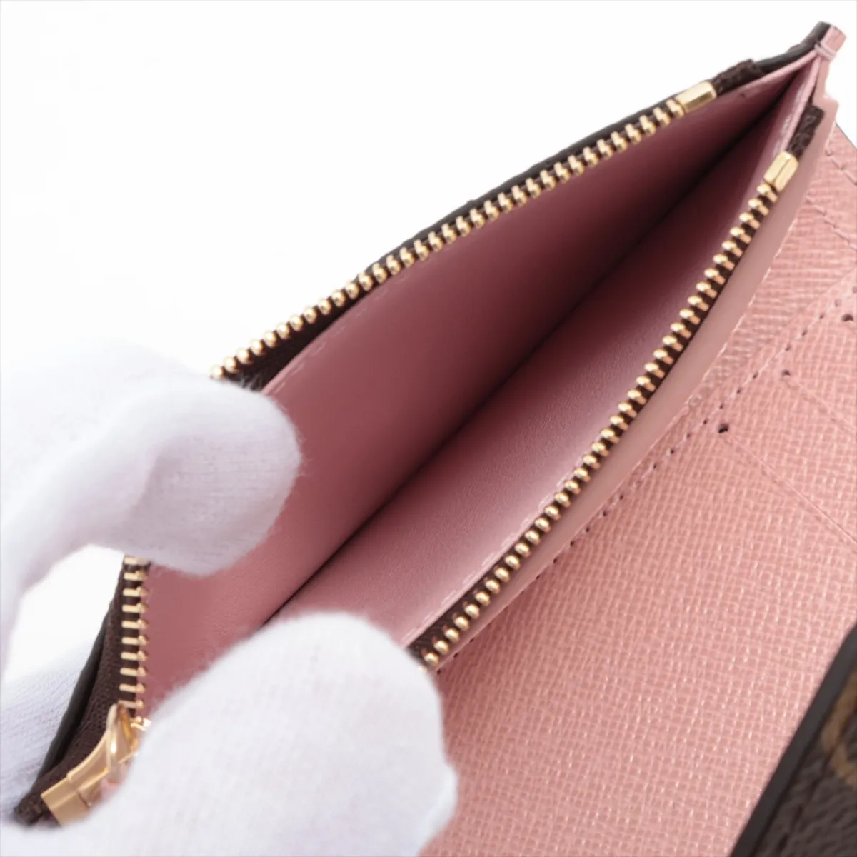 Monogram Portefeuille Victorine M62360 Rose Ballerine Compact Wallet (RFID detected) — view 5