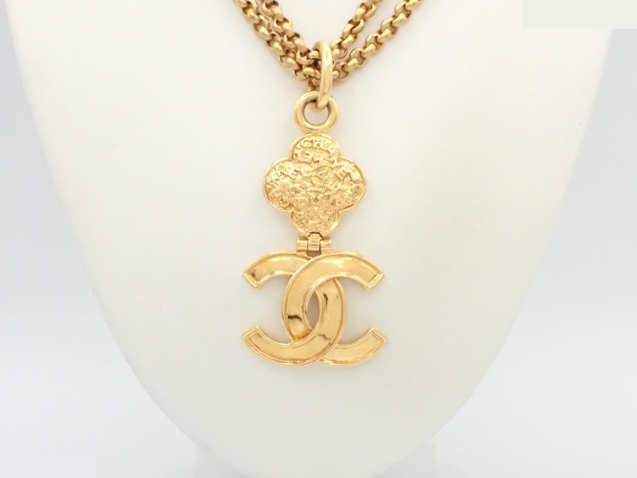 Coco Mark Necklace, Gold Color, Chain Approx. 82cm