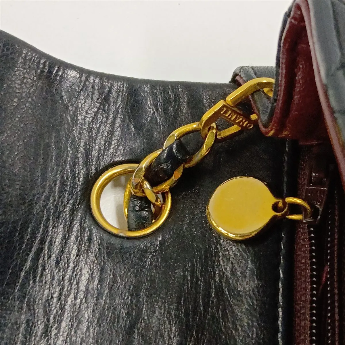 Mini Matelassé 20 Lambskin Single Flap Single Chain Bag, Black with Gold Hardware, 1515423, Series 1, A69900 — view 11