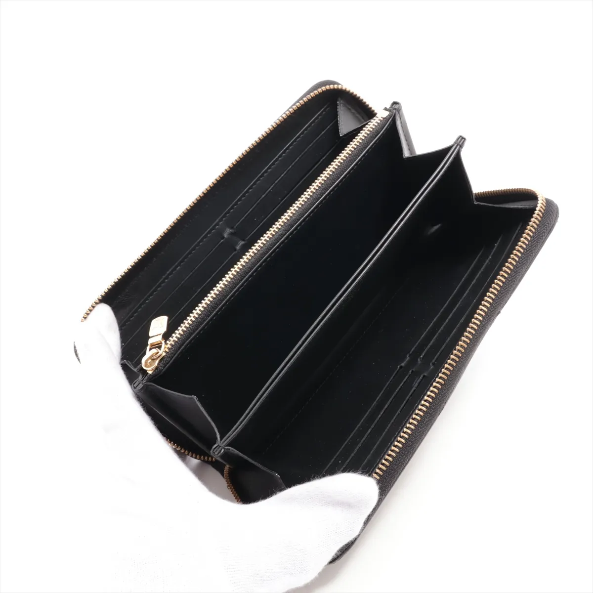 Nanogram Zippy Wallet M82233 Black Round Zip Wallet (RFID detected) — view 3