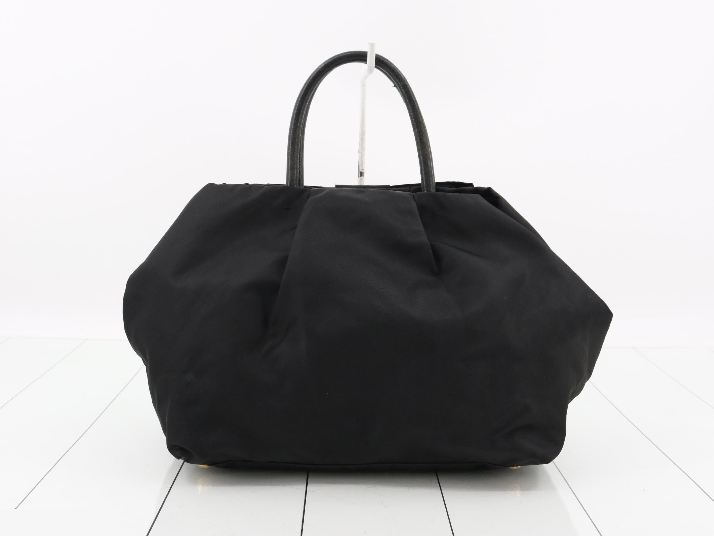 Tessuto Nylon Ribbon Handbag Tote Bag — view 2