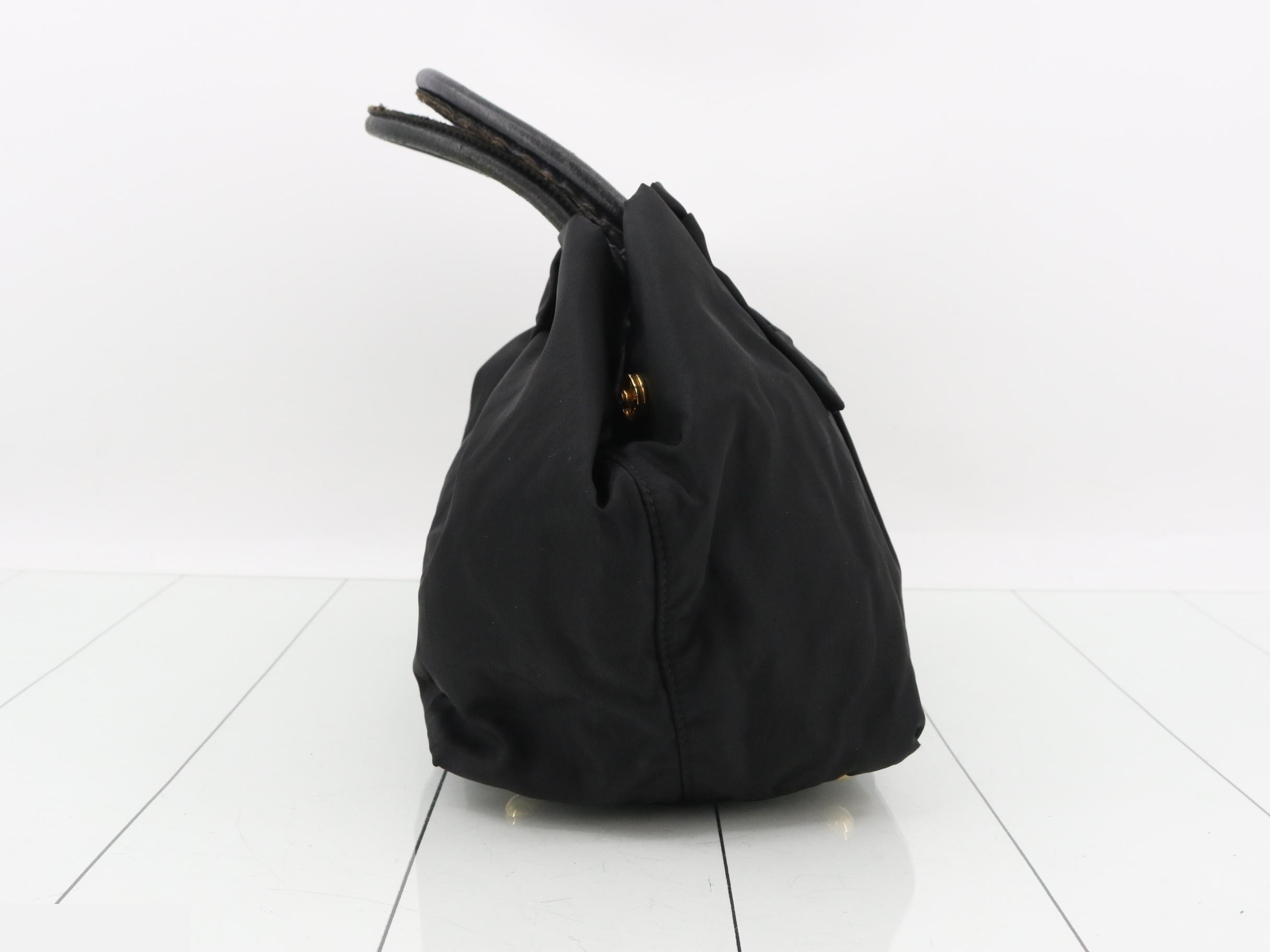 Tessuto Nylon Ribbon Handbag Tote Bag — view 4