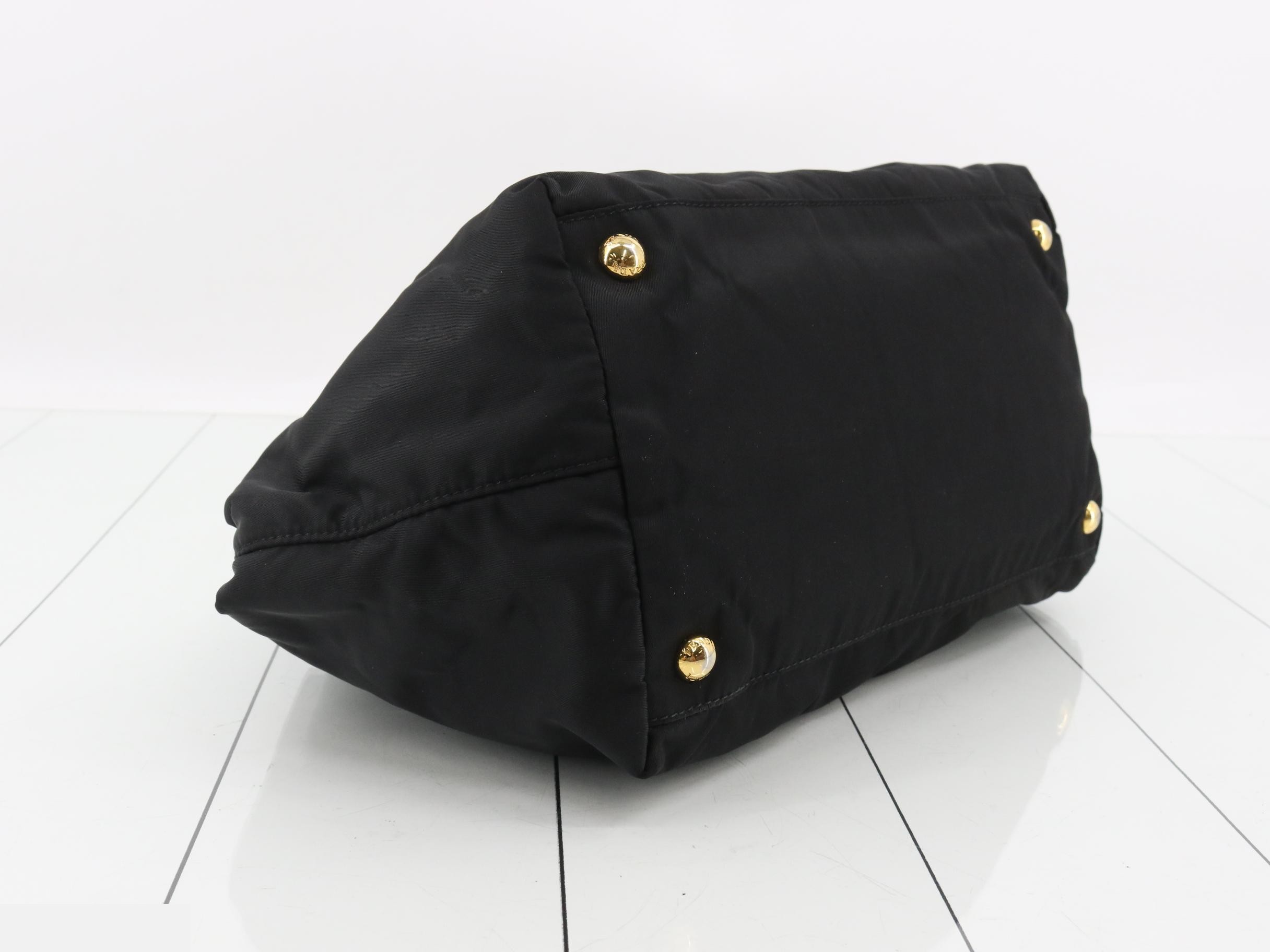 Tessuto Nylon Ribbon Handbag Tote Bag — view 5