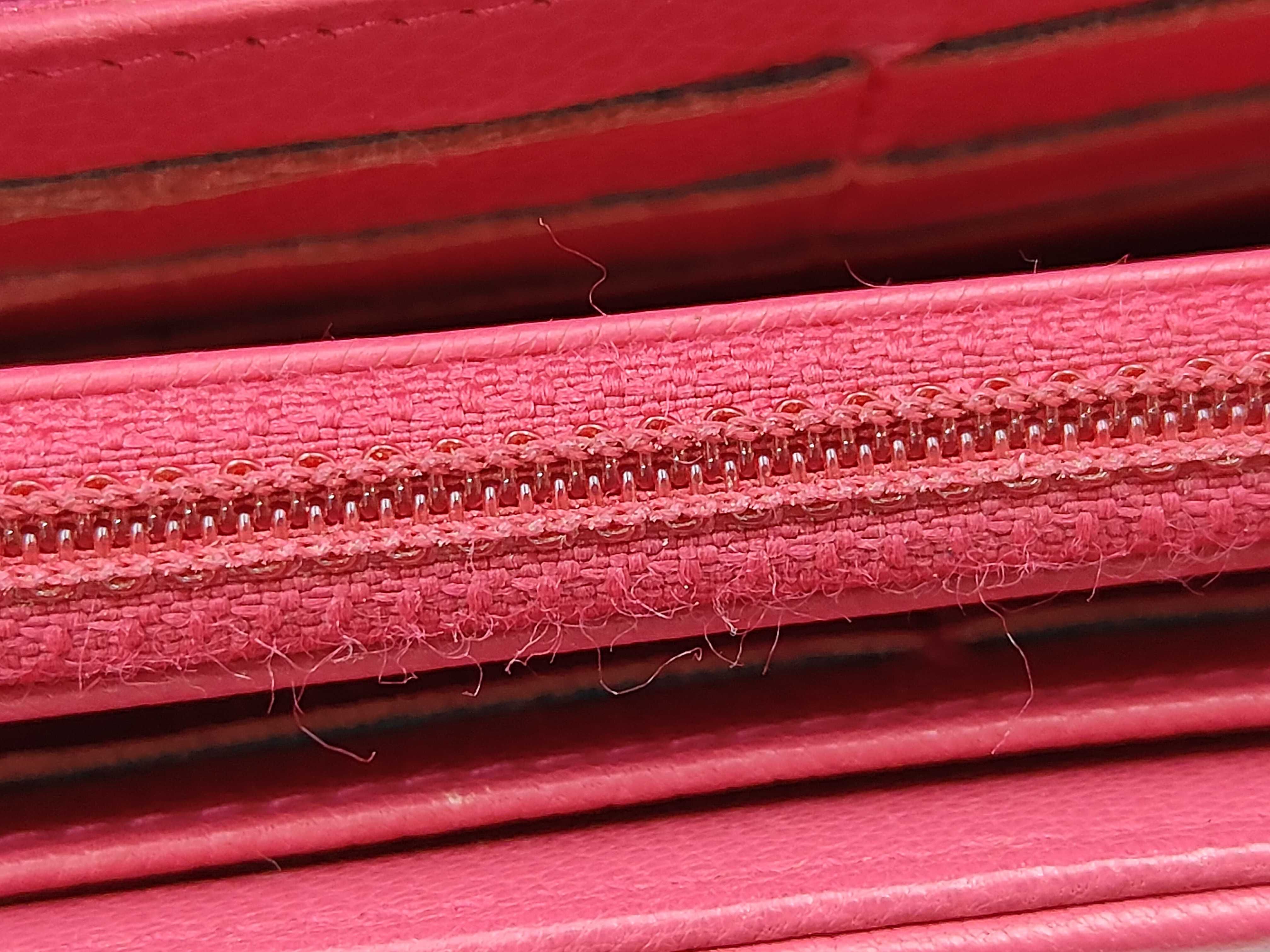 Caviar Skin Wallet Coco Mark Pink Wallet — view 9