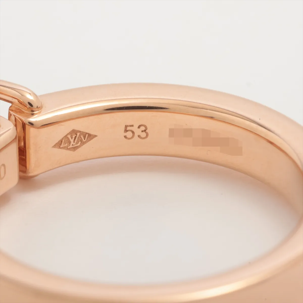 Berg Lockit PM Ring, 750 (PG), 8.7g, 53, 072839, hallmark — view 4