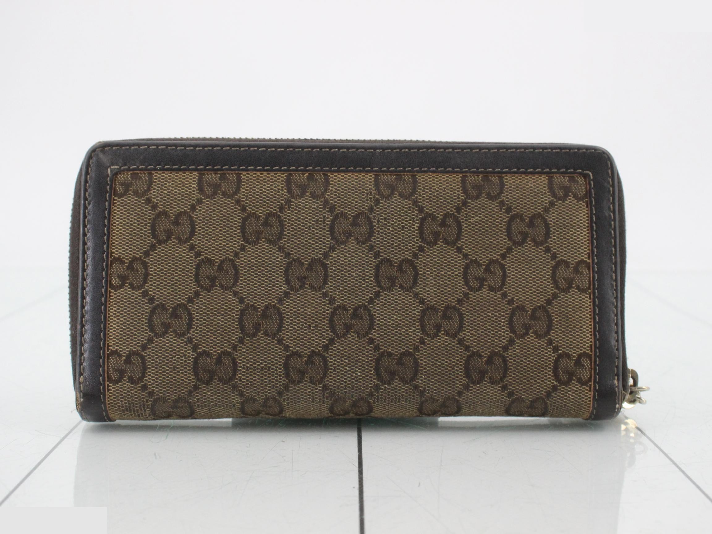GG Canvas Bamboo Tassel Round Zip Long Wallet — view 2