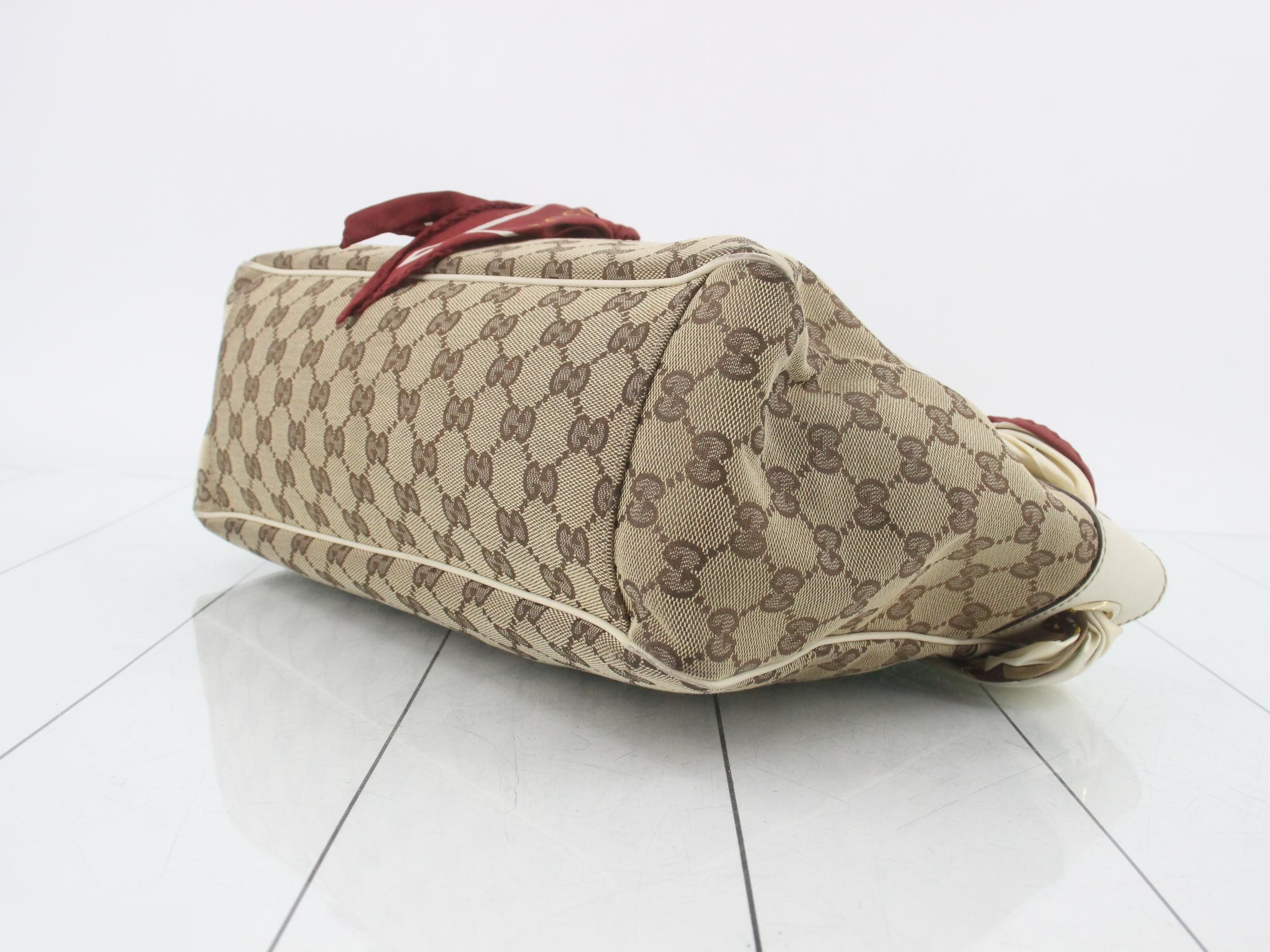 GG Canvas Scarf Shoulder Bag — view 6