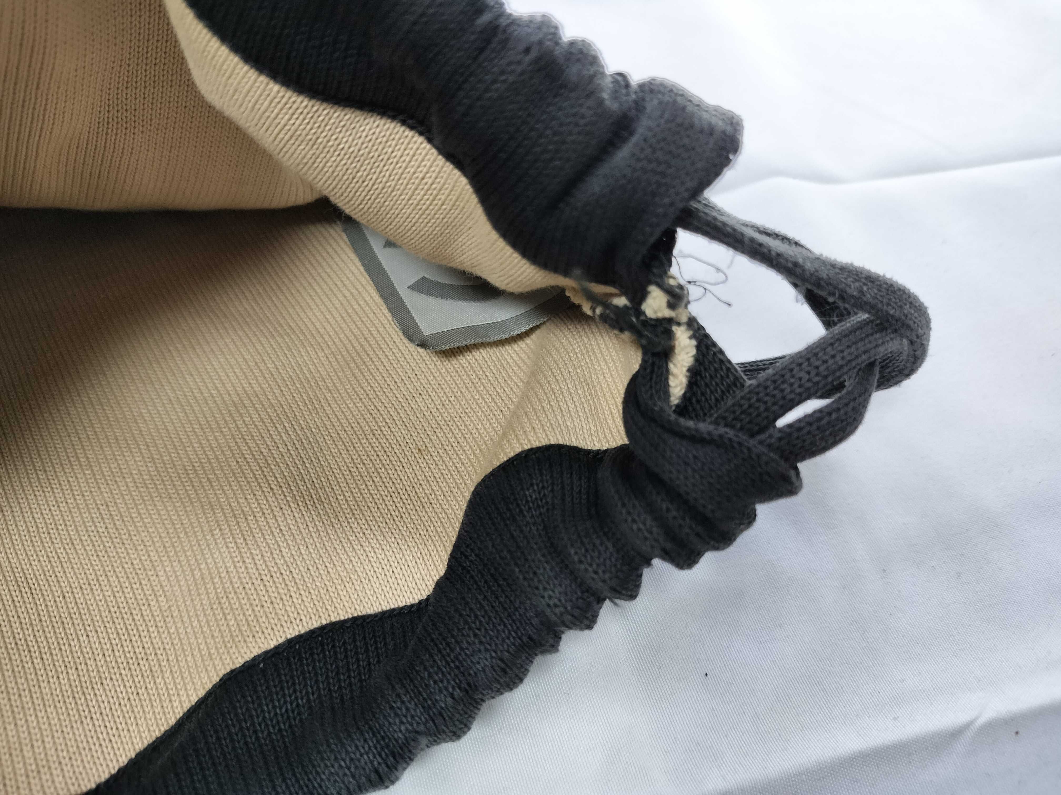 Sport Knapsack, Large Coco Mark, Cotton, Black Bag — view 8