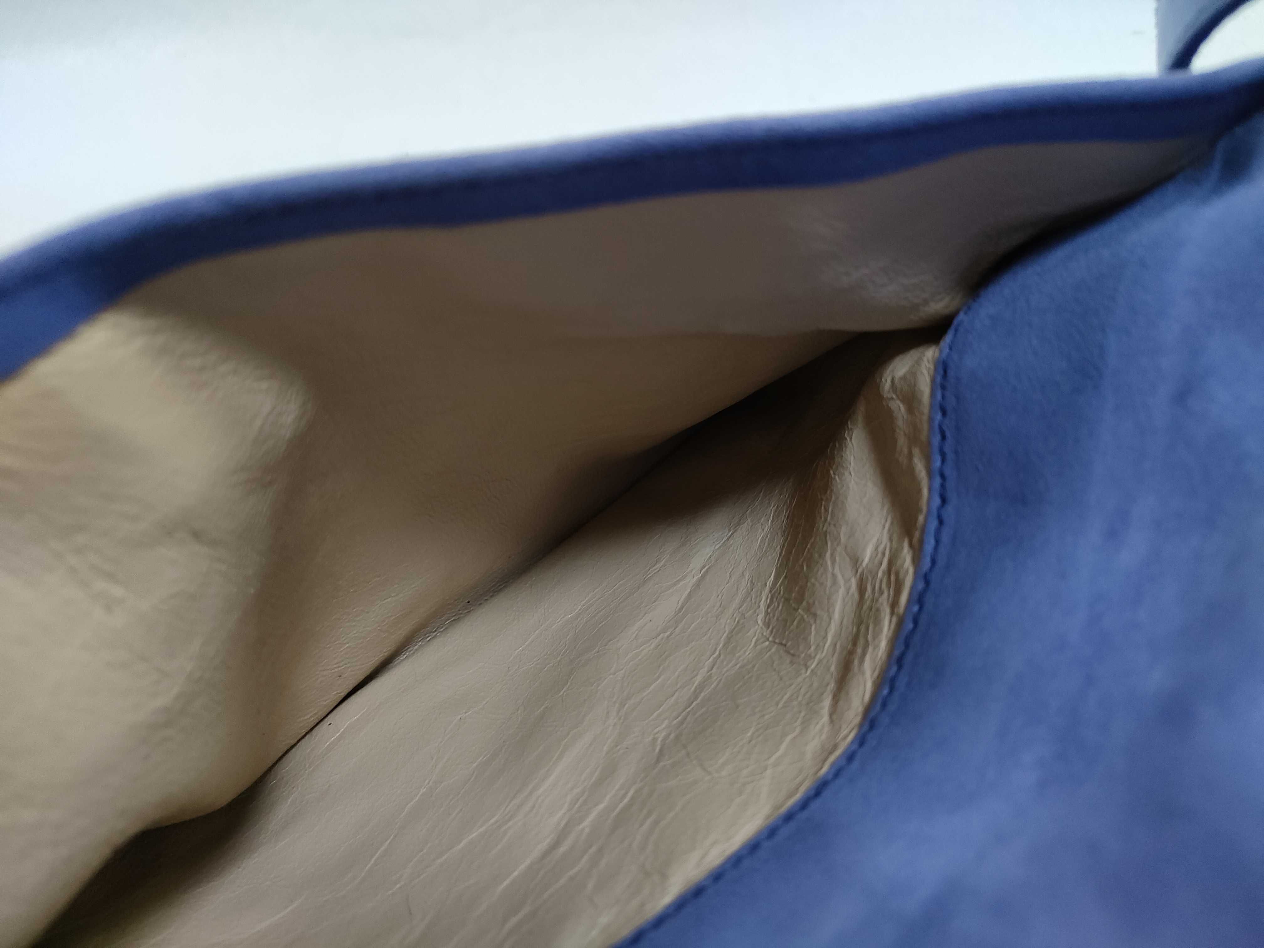 Suede Shoulder Bag with Horsebit Design — view 12