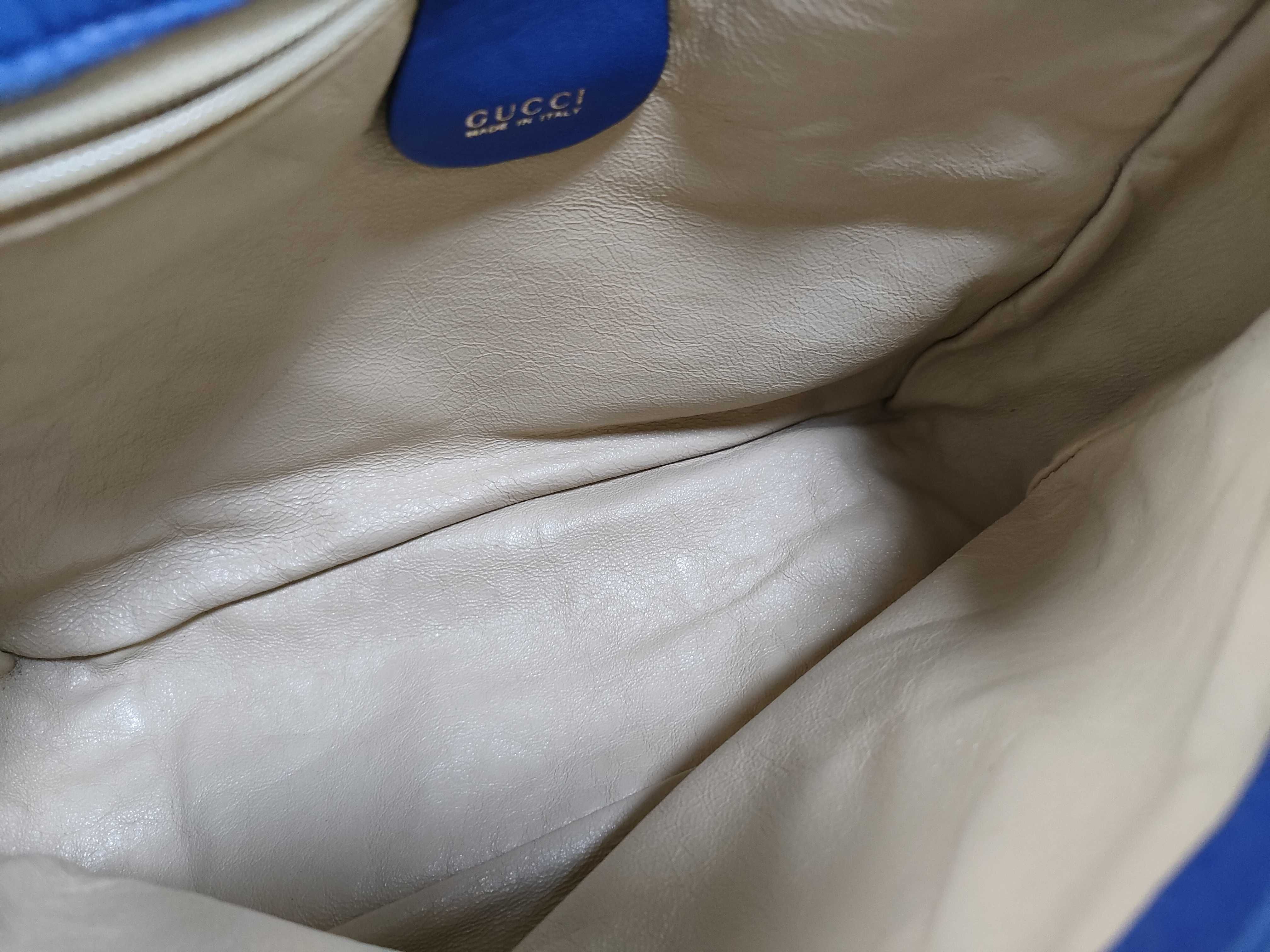 Suede Shoulder Bag with Horsebit Design — view 8