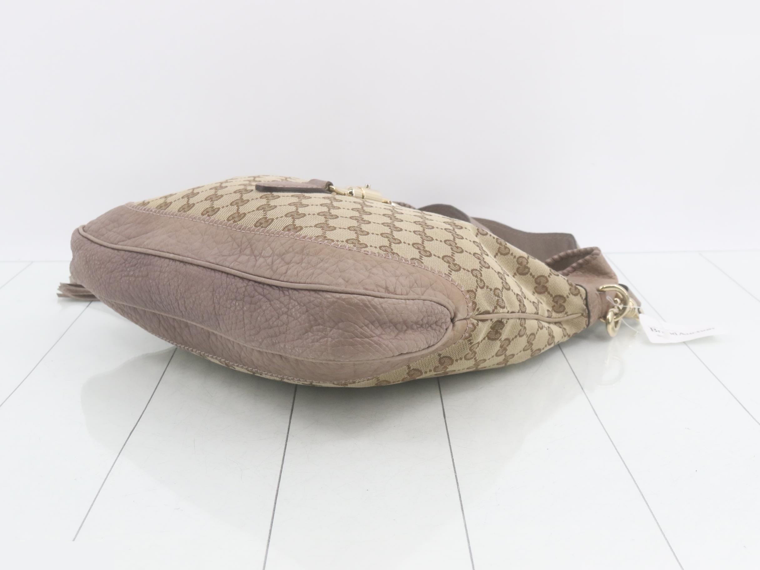 GG Canvas New Jackie Bamboo Shoulder Bag — view 6