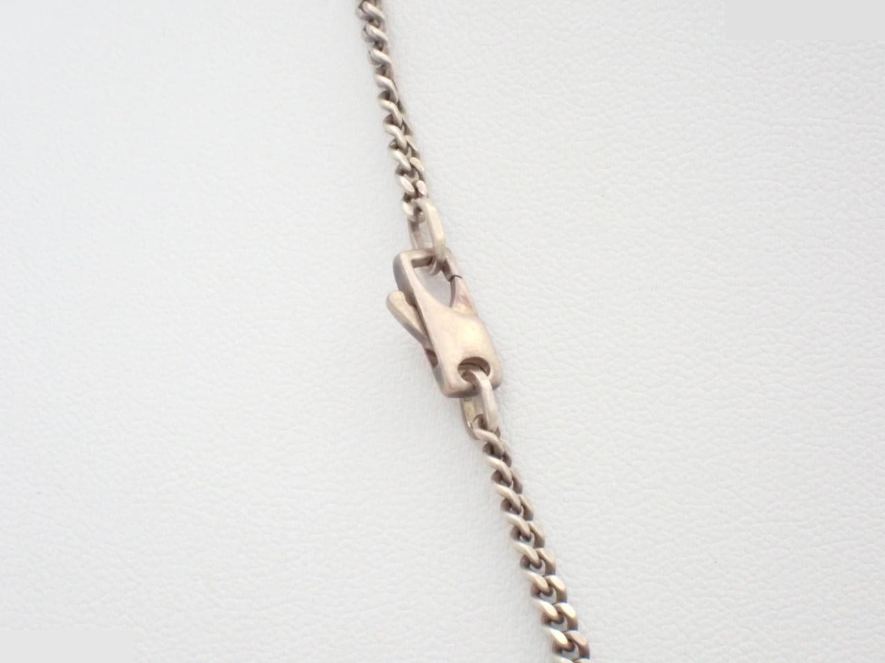 necklace, 925 sterling silver, 14.2g, chain approximately 50cm. — view 2