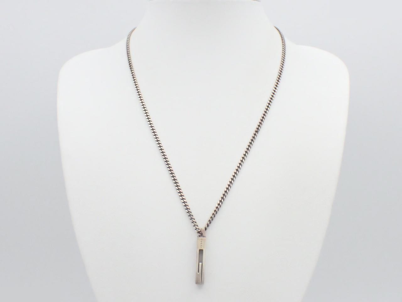 necklace, 925 sterling silver, 14.2g, chain approximately 50cm. — view 3