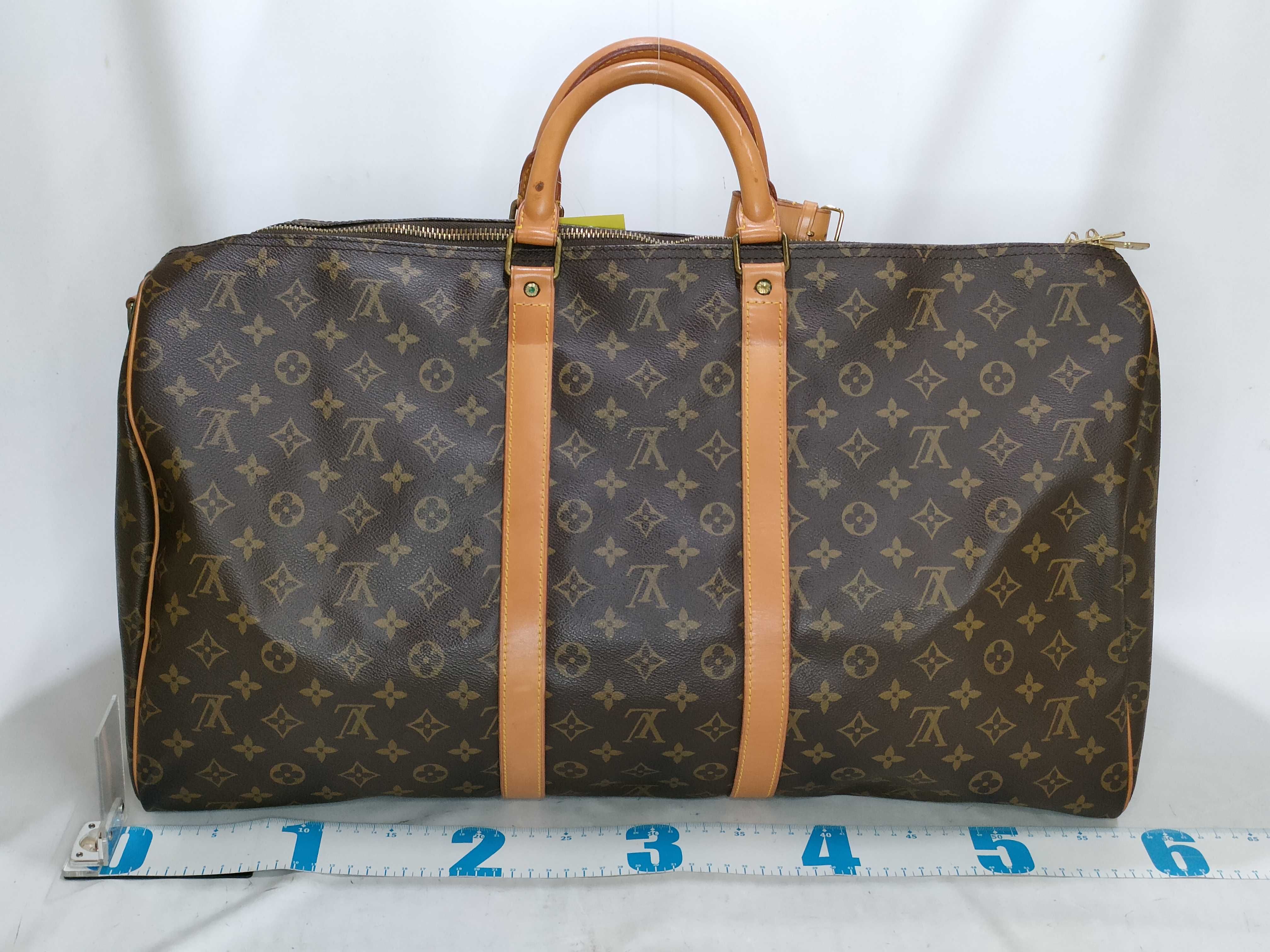 Monogram M41414 Keepall Bandoulière 55 Boston Bag — view 2