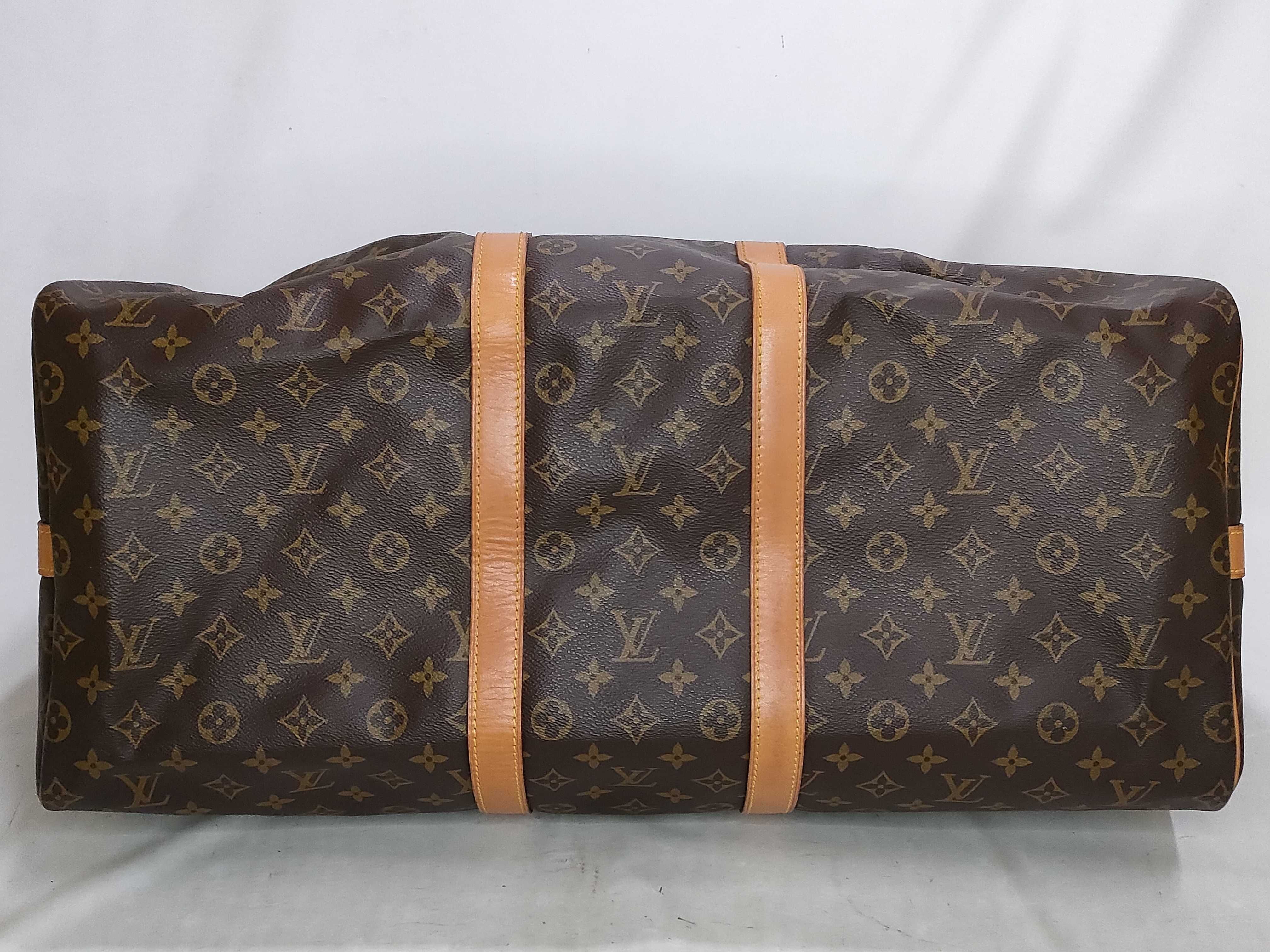 Monogram M41414 Keepall Bandoulière 55 Boston Bag — view 9