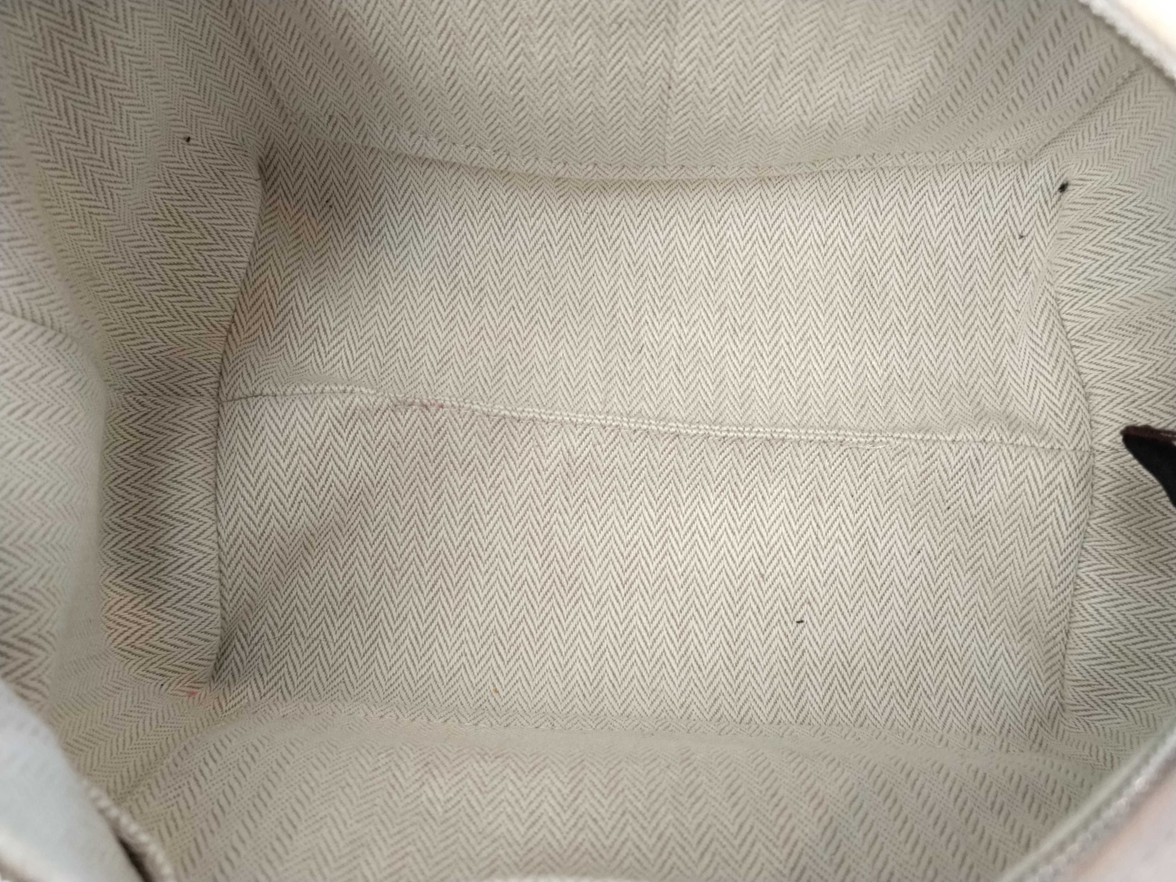 Bride à Black PM Canvas Beige Silver Hardware Handbag — view 8