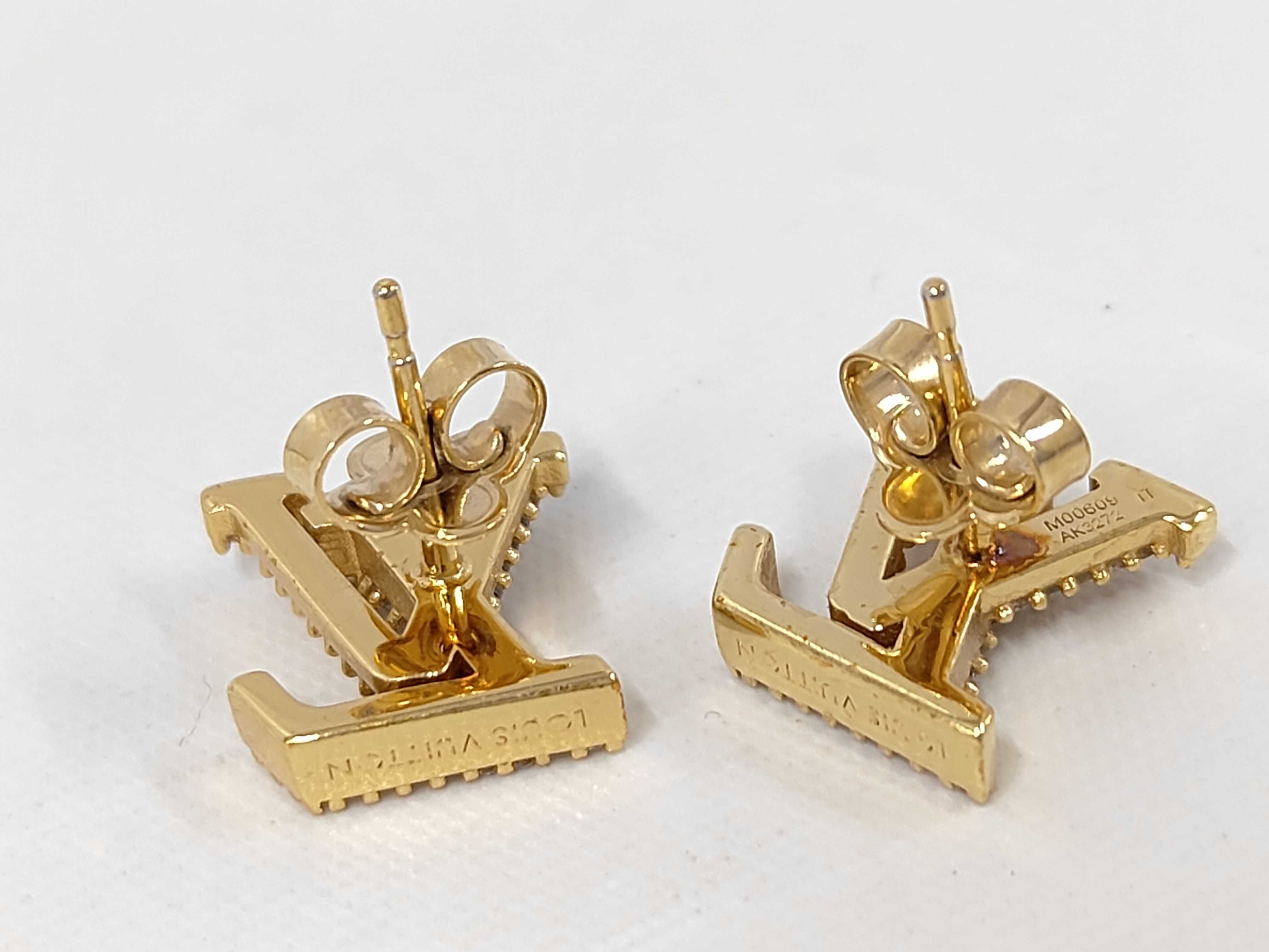 LV Iconic Rhinestone Earrings M00609 — view 3