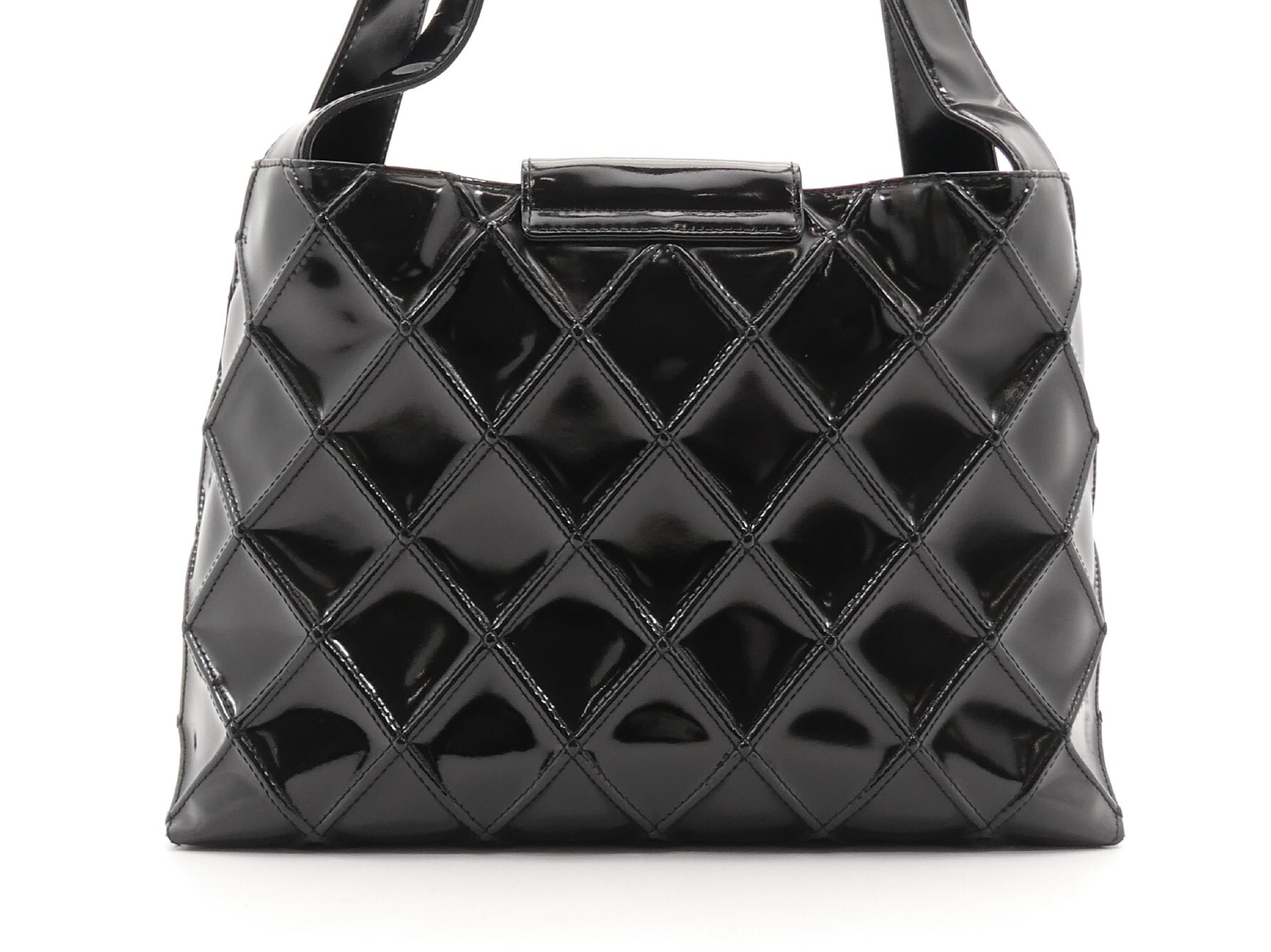 Bicolore Coco Mark Enamel Shoulder Bag — view 2