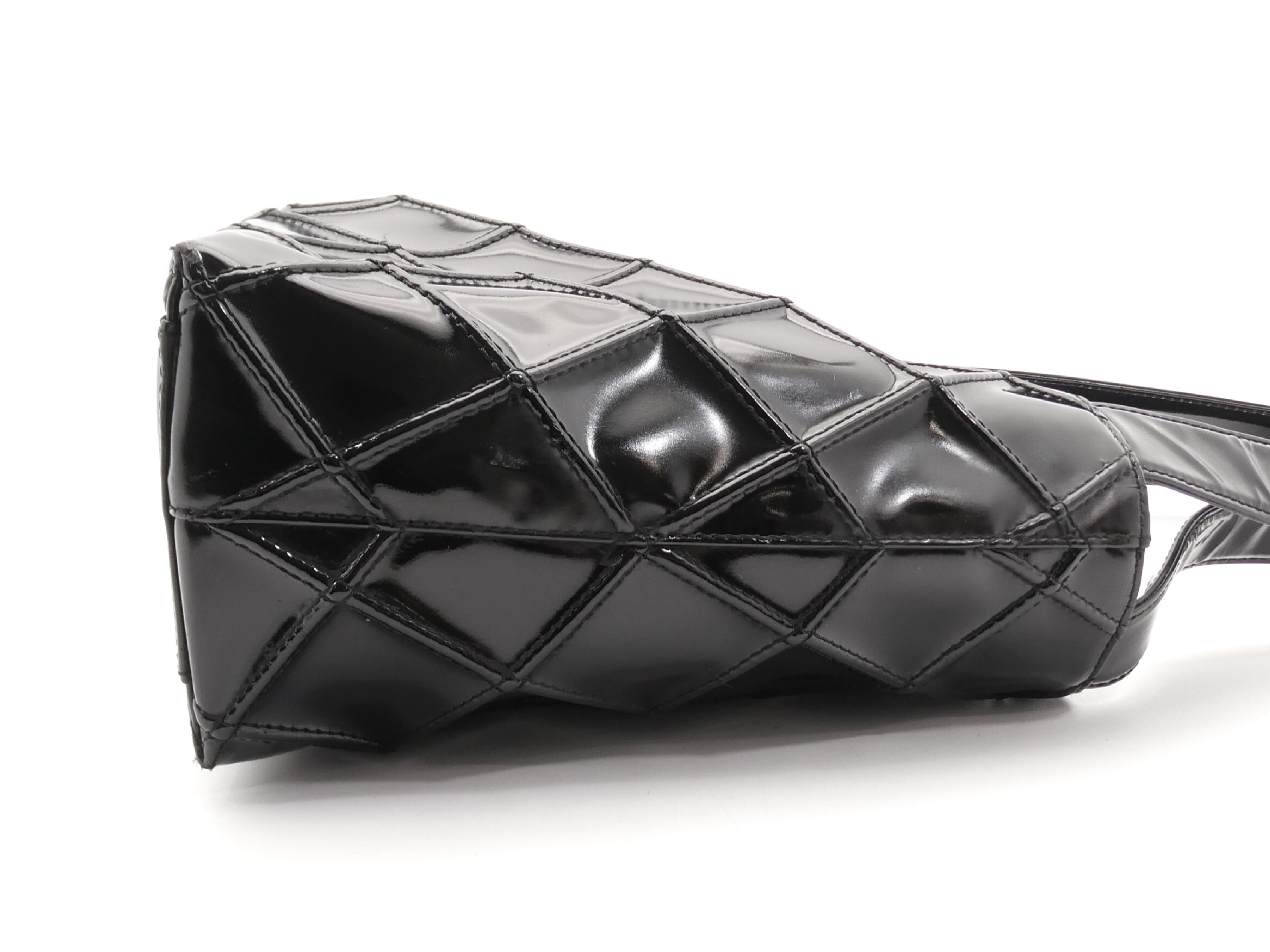 Bicolore Coco Mark Enamel Shoulder Bag — view 4