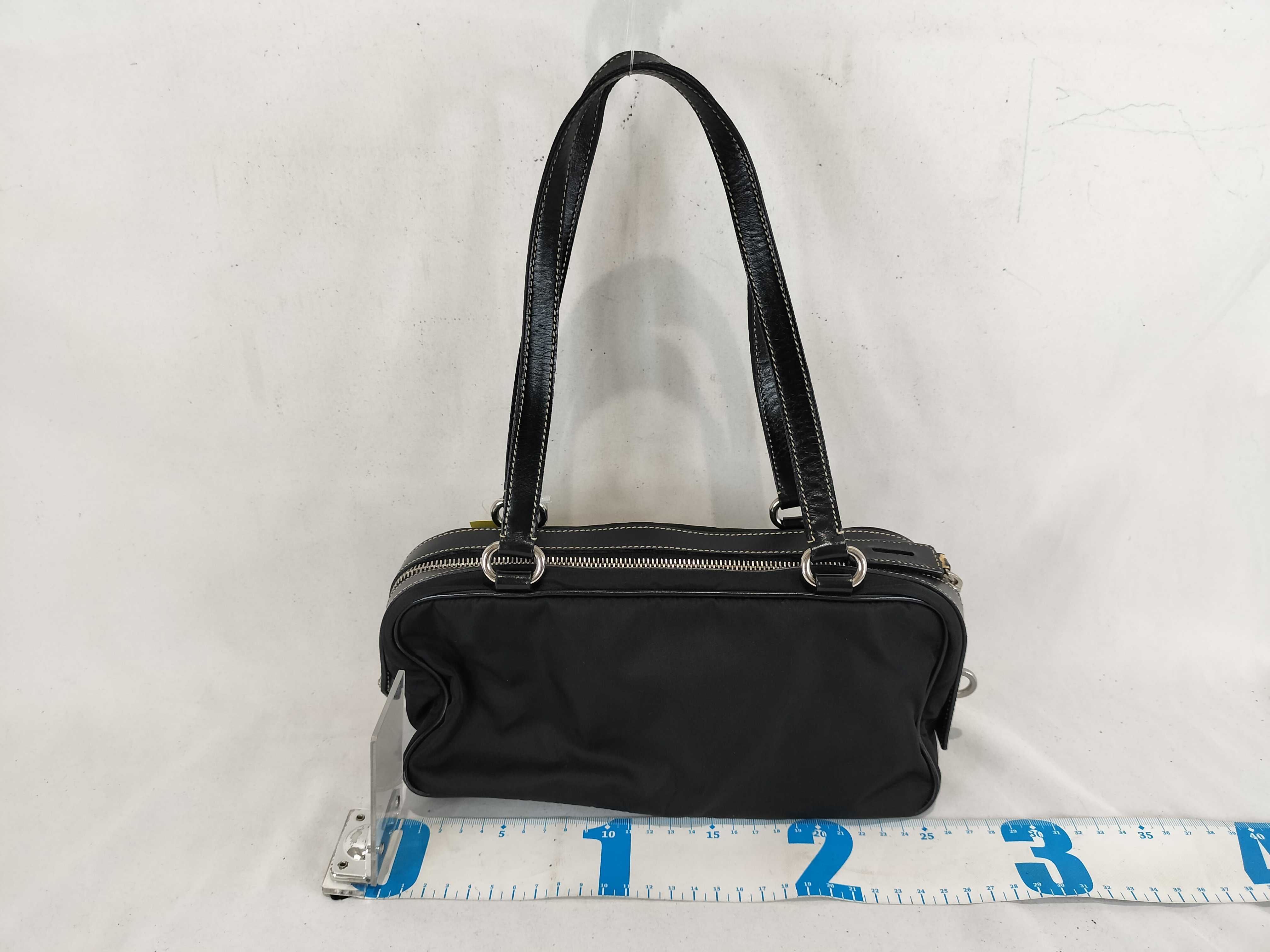 Nylon x Leather Handbag — view 2