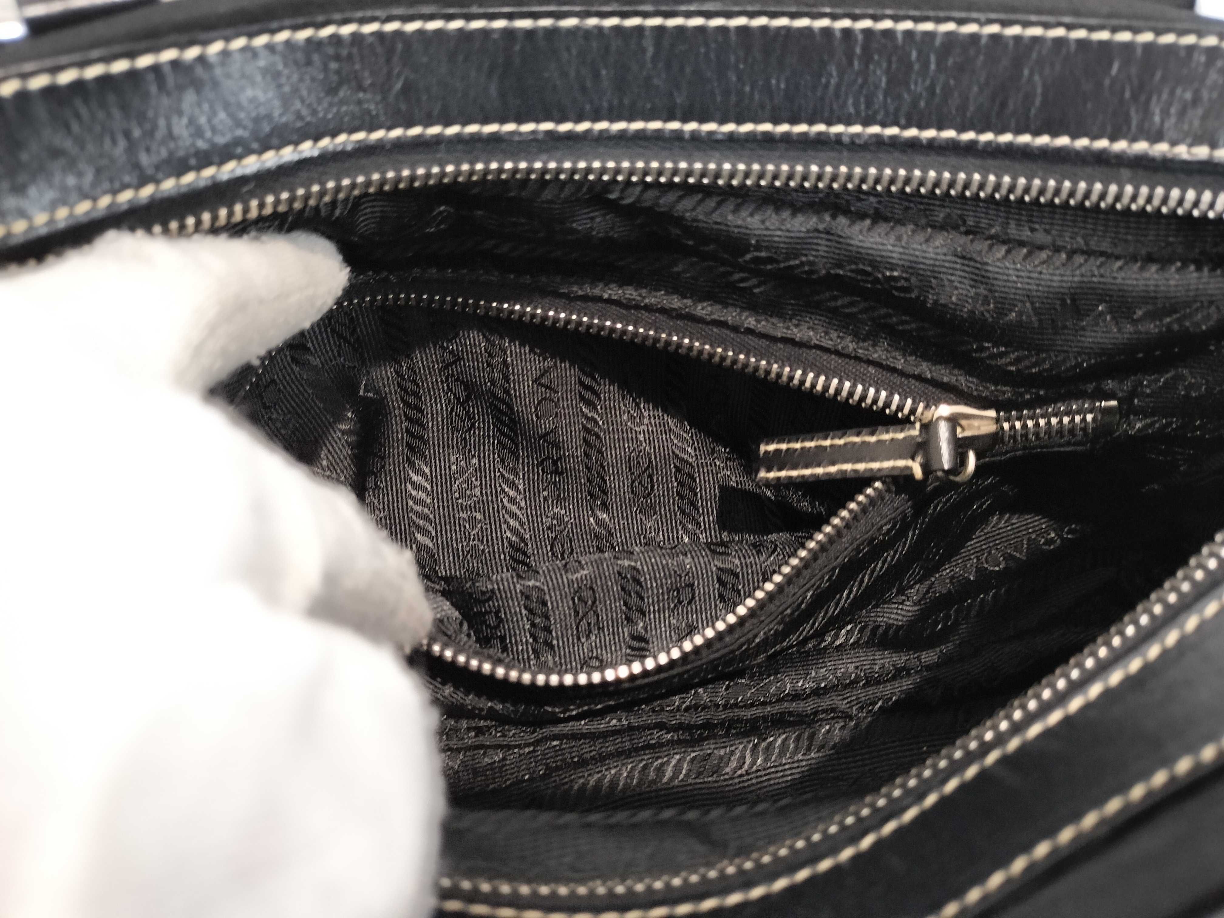 Nylon x Leather Handbag — view 11