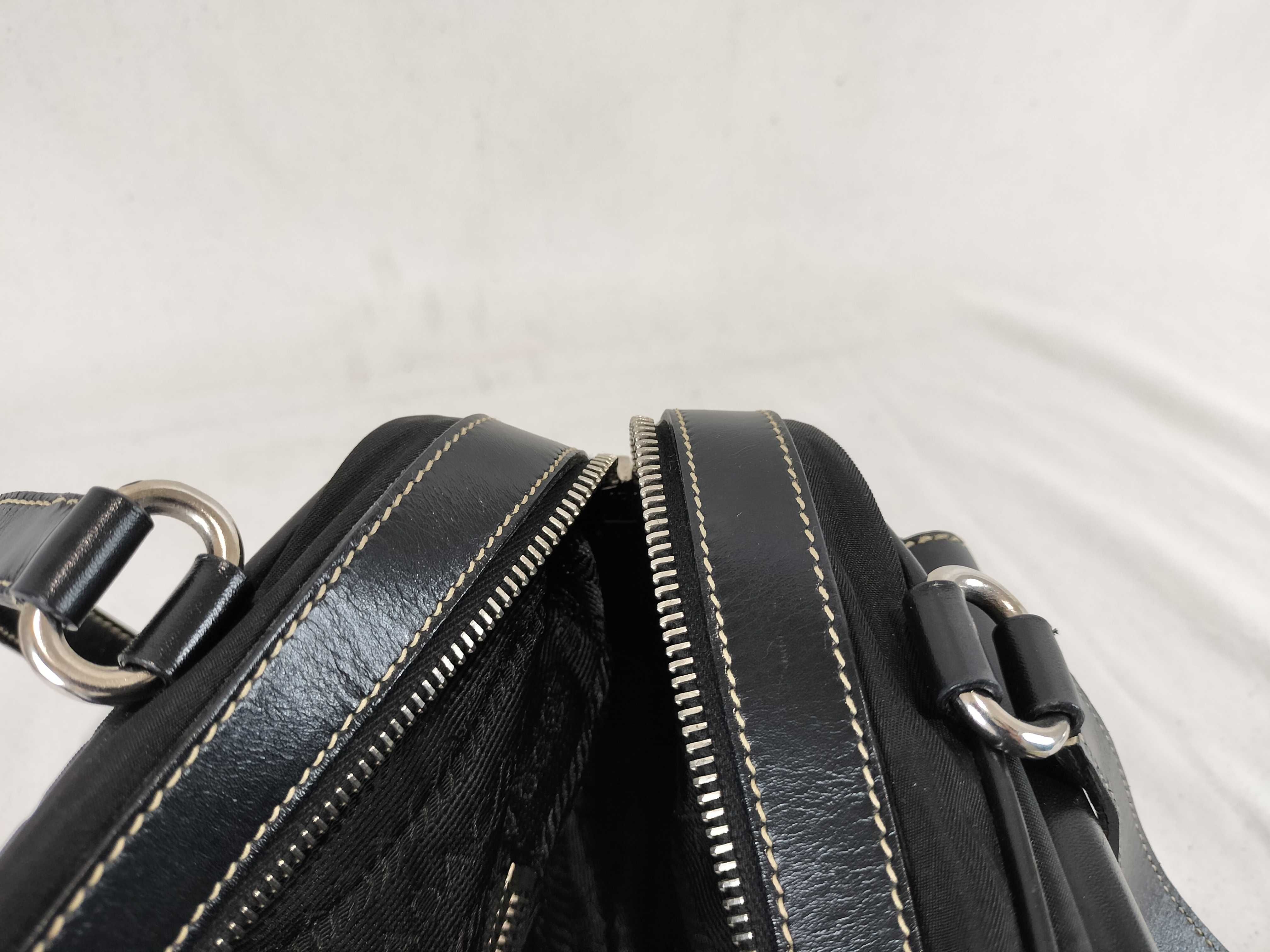 Nylon x Leather Handbag — view 13