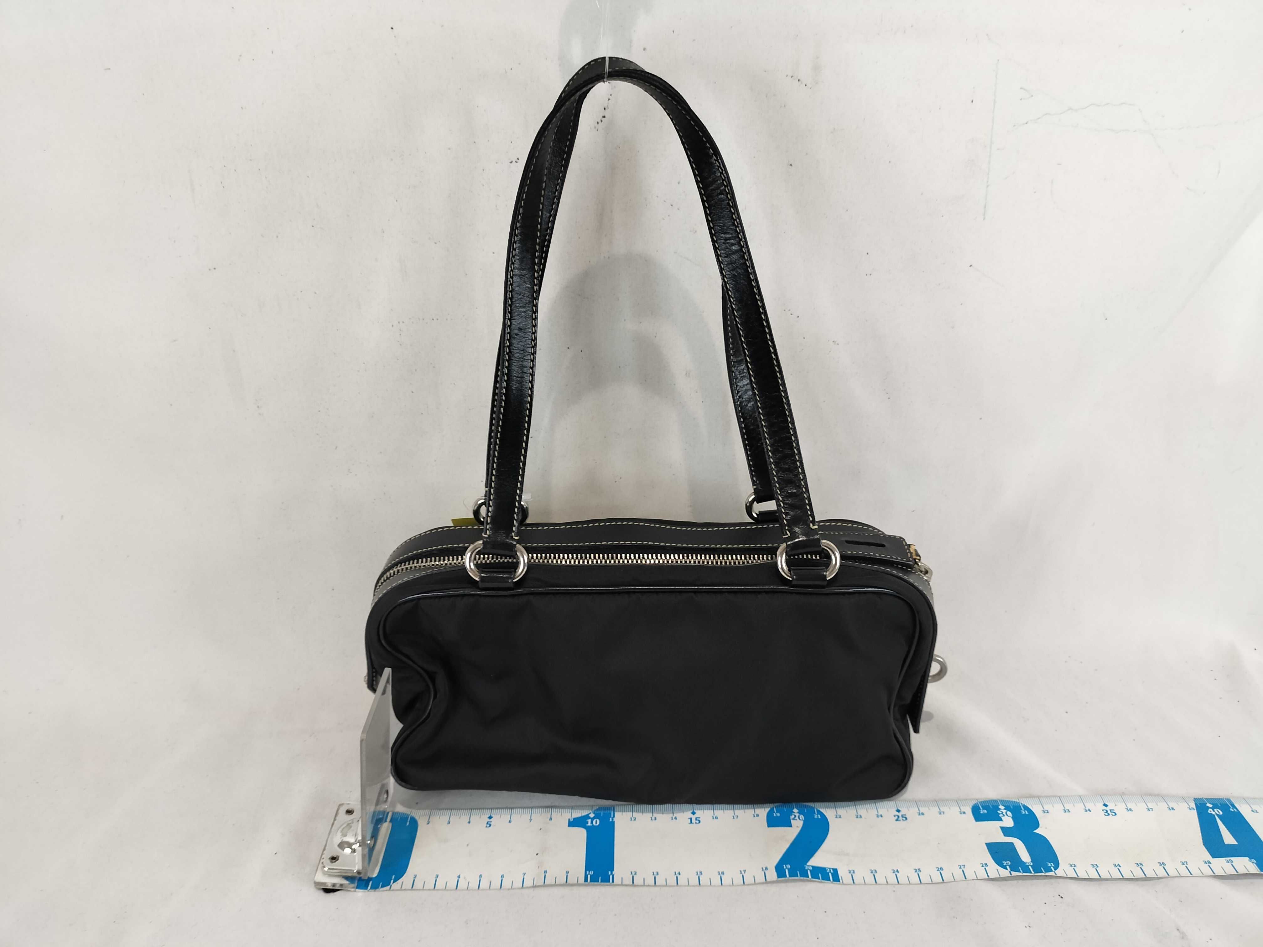 Nylon x Leather Handbag — view 3