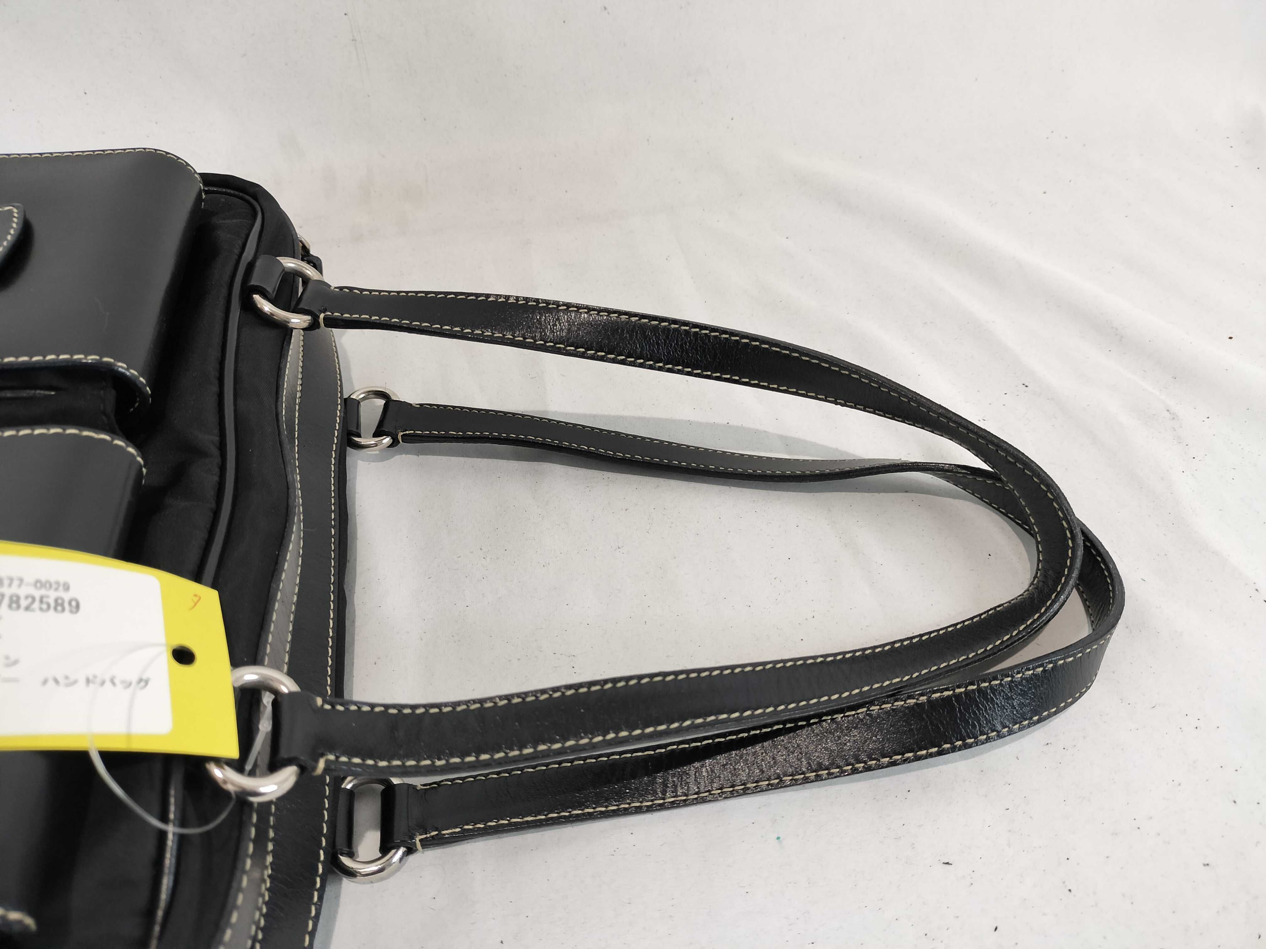 Nylon x Leather Handbag — view 4