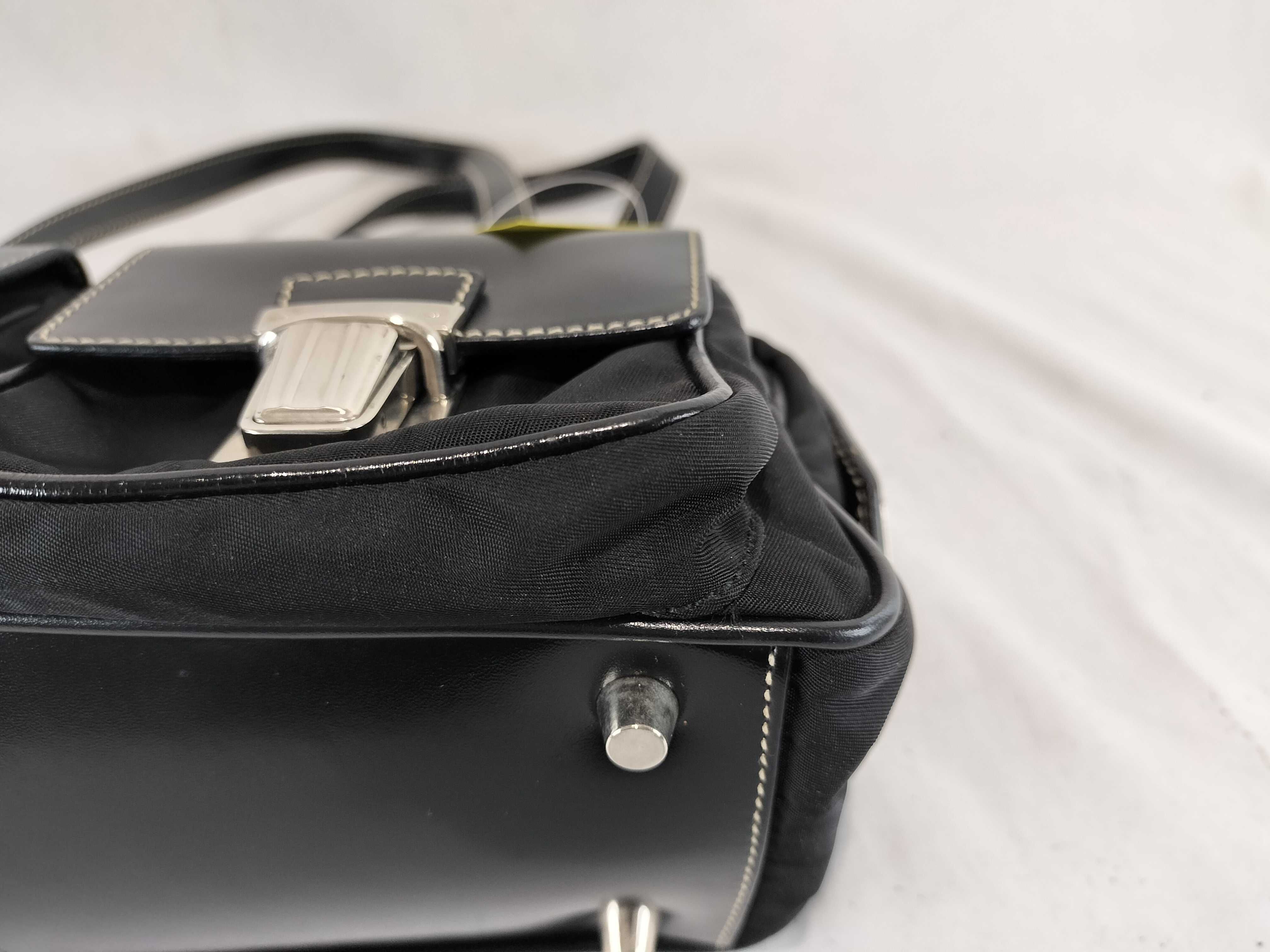 Nylon x Leather Handbag — view 7