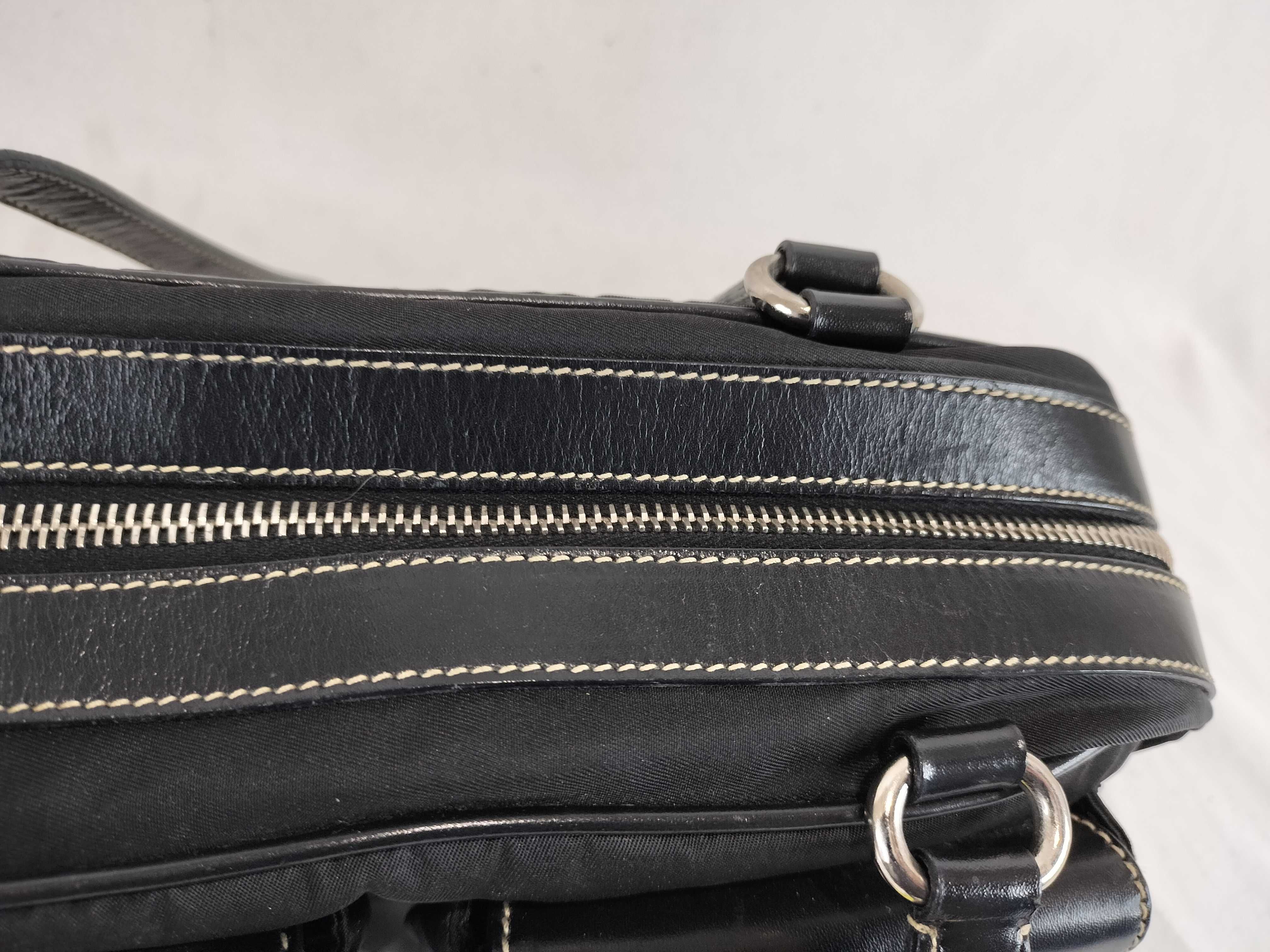 Nylon x Leather Handbag — view 9