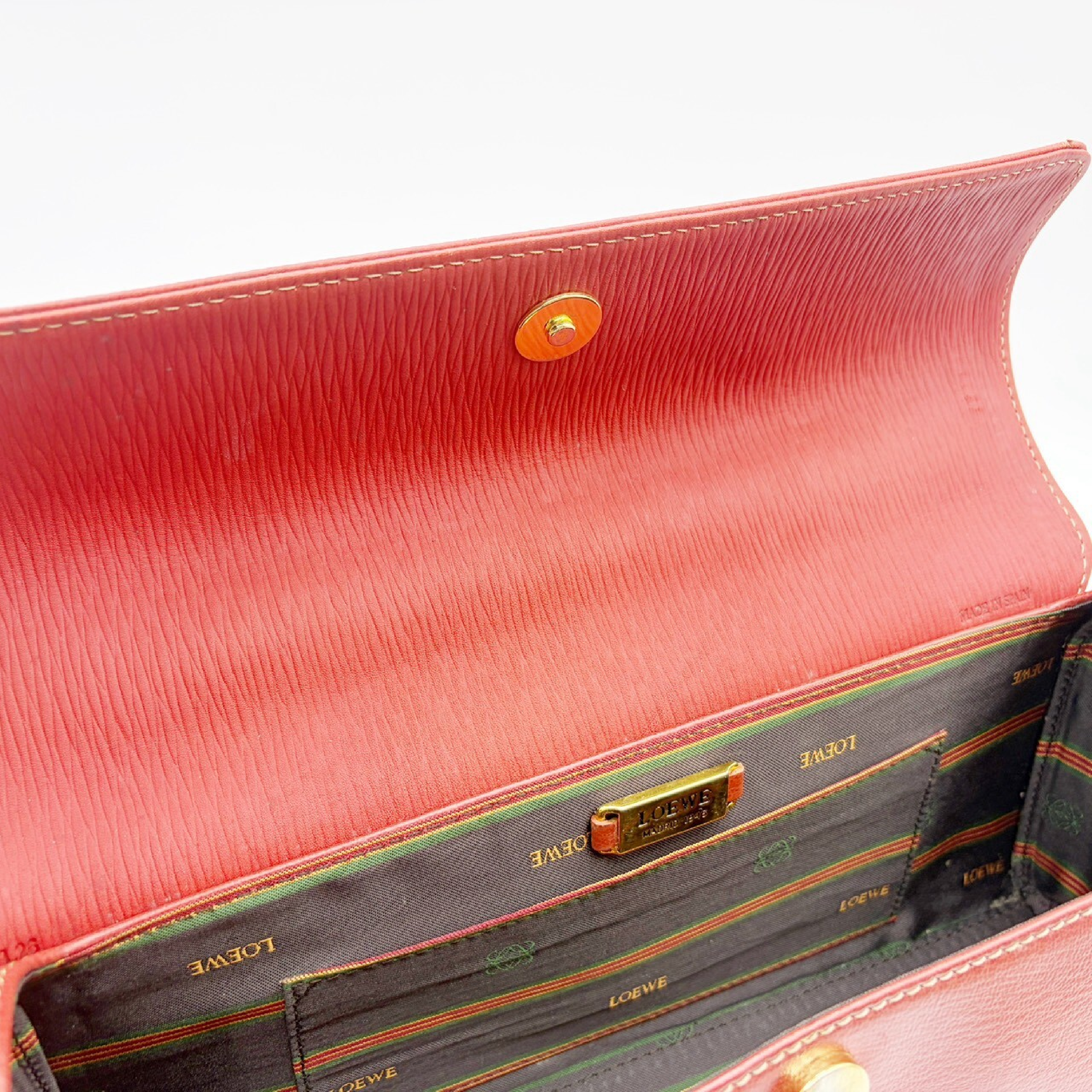 Velázquez Vanity Bag with Gold Hardware, Red Handbag — view 6