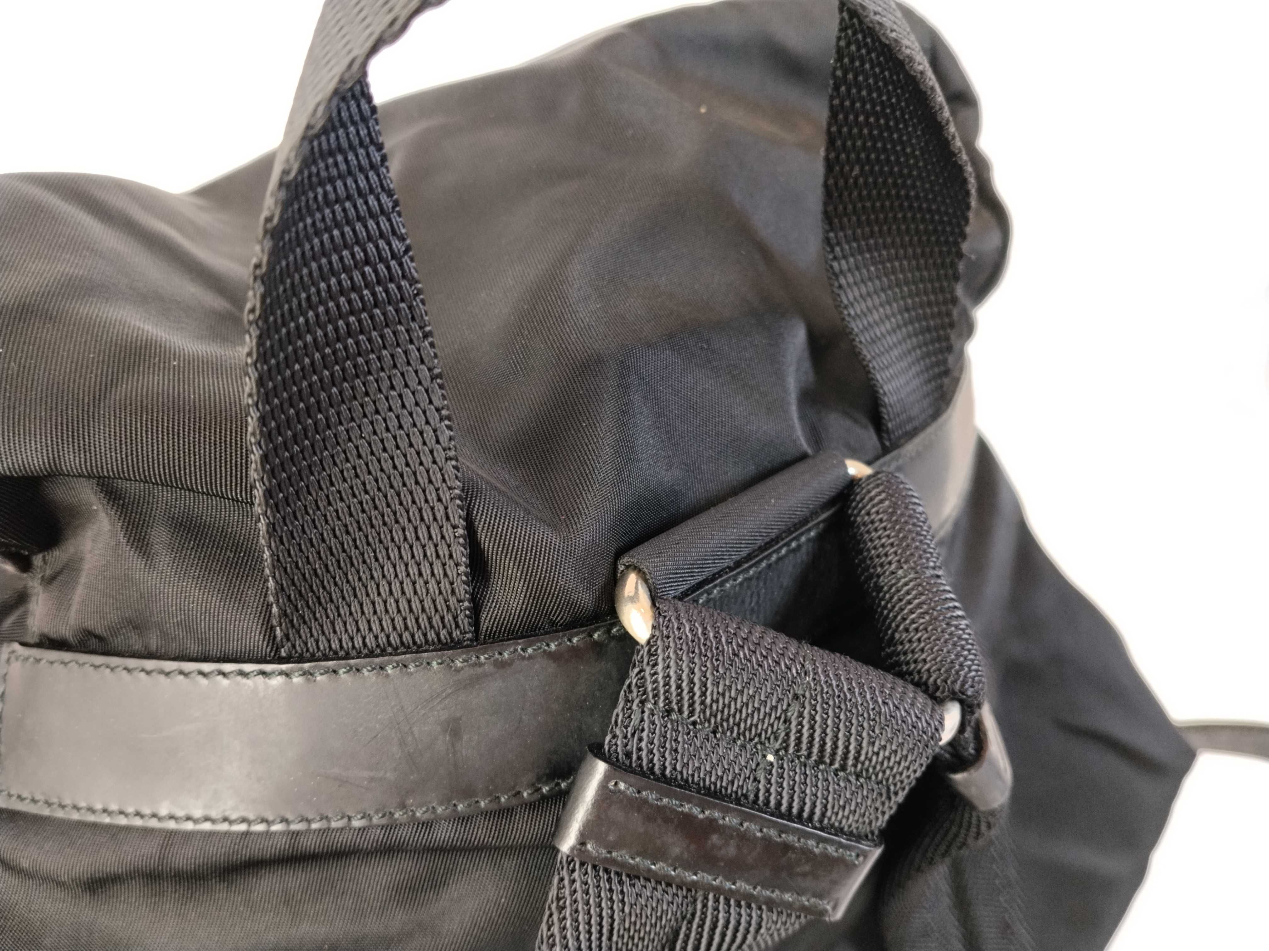 Backpack, Triangle Logo, Black, with Dust Bag and Guarantee Card — view 5