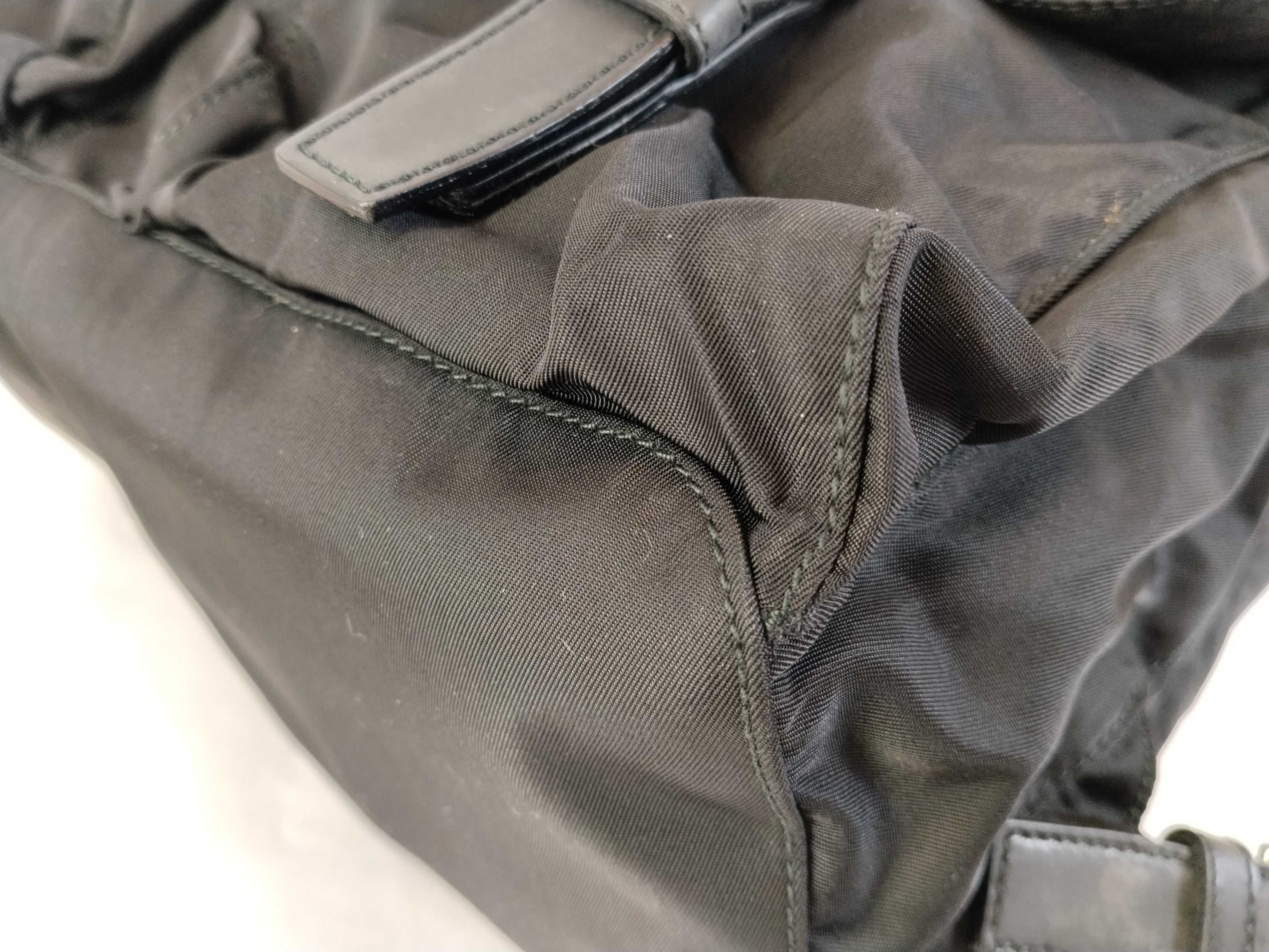 Backpack, Triangle Logo, Black, with Dust Bag and Guarantee Card — view 7