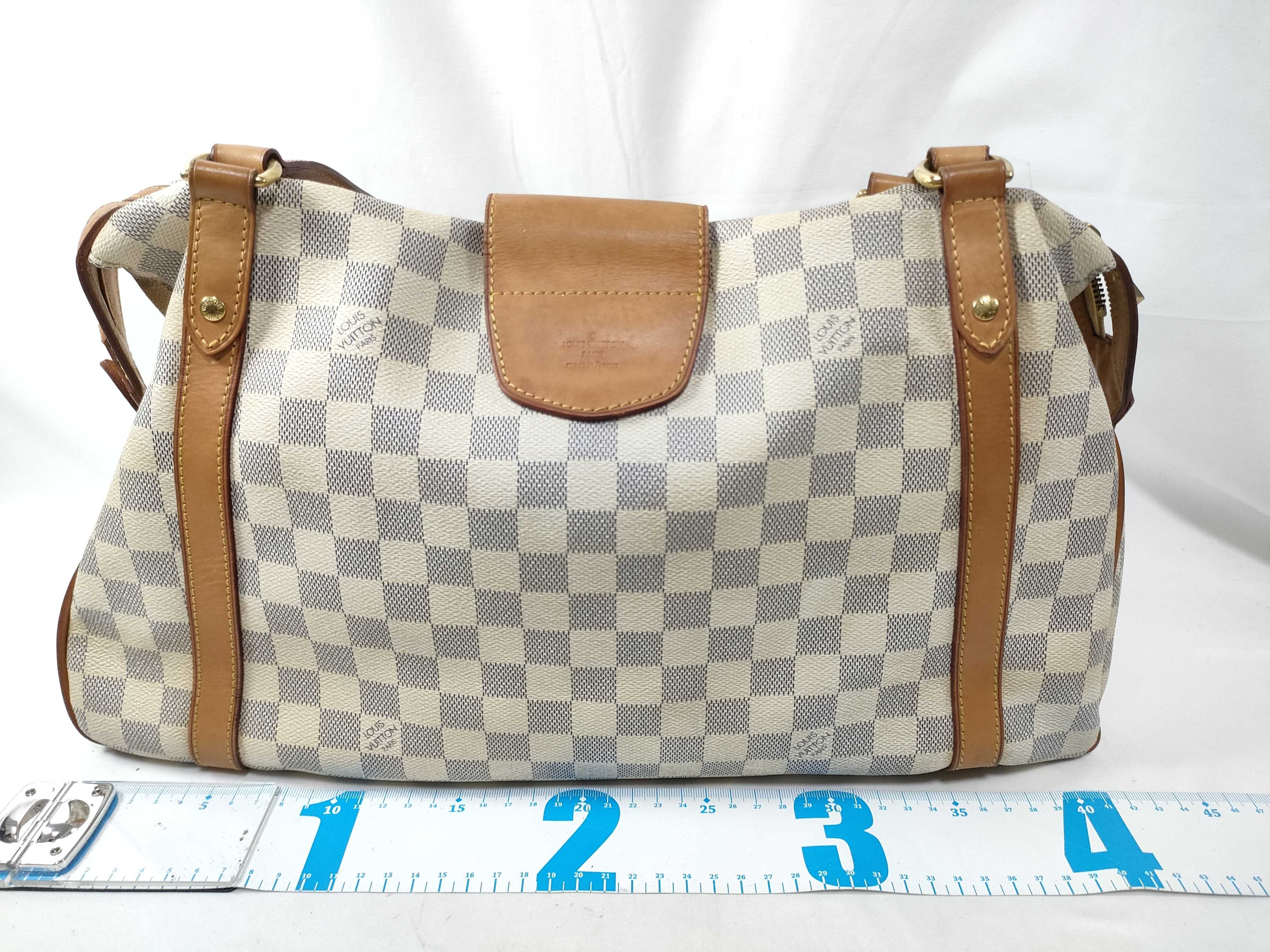 Damier Azur ID- Damier Azur Streza PM Canvas N42220 Handbag — view 2