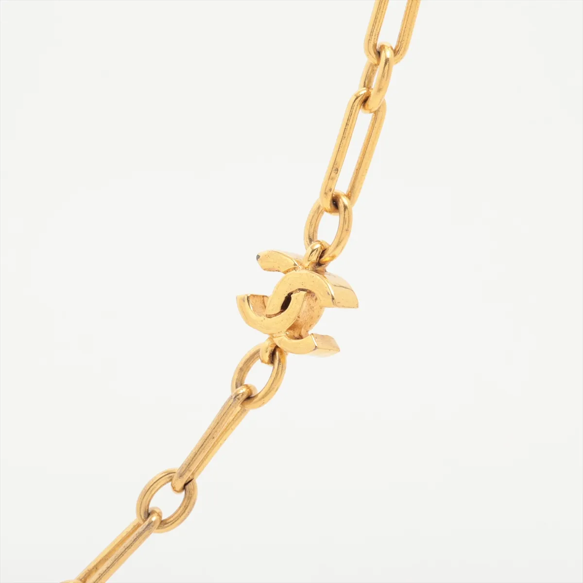 Coco Mark 393 Necklace, GP Gold. Shows signs of wear, including — view 2